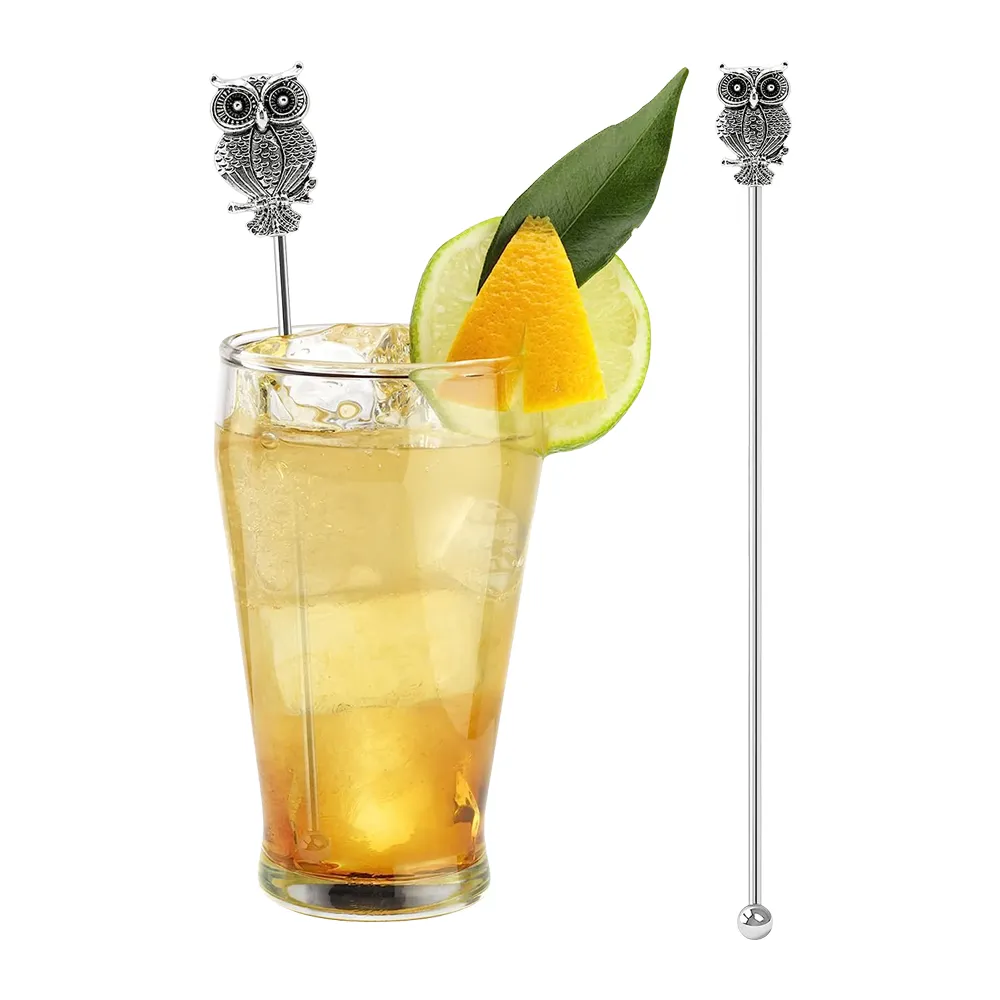 Custom Molded Stainless Steel Swizzle Sticks 4