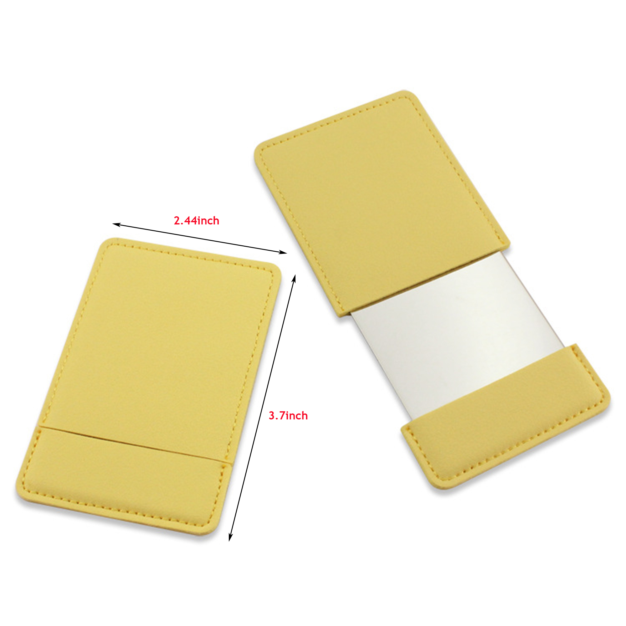 PU Leather Makeup Mirror 3