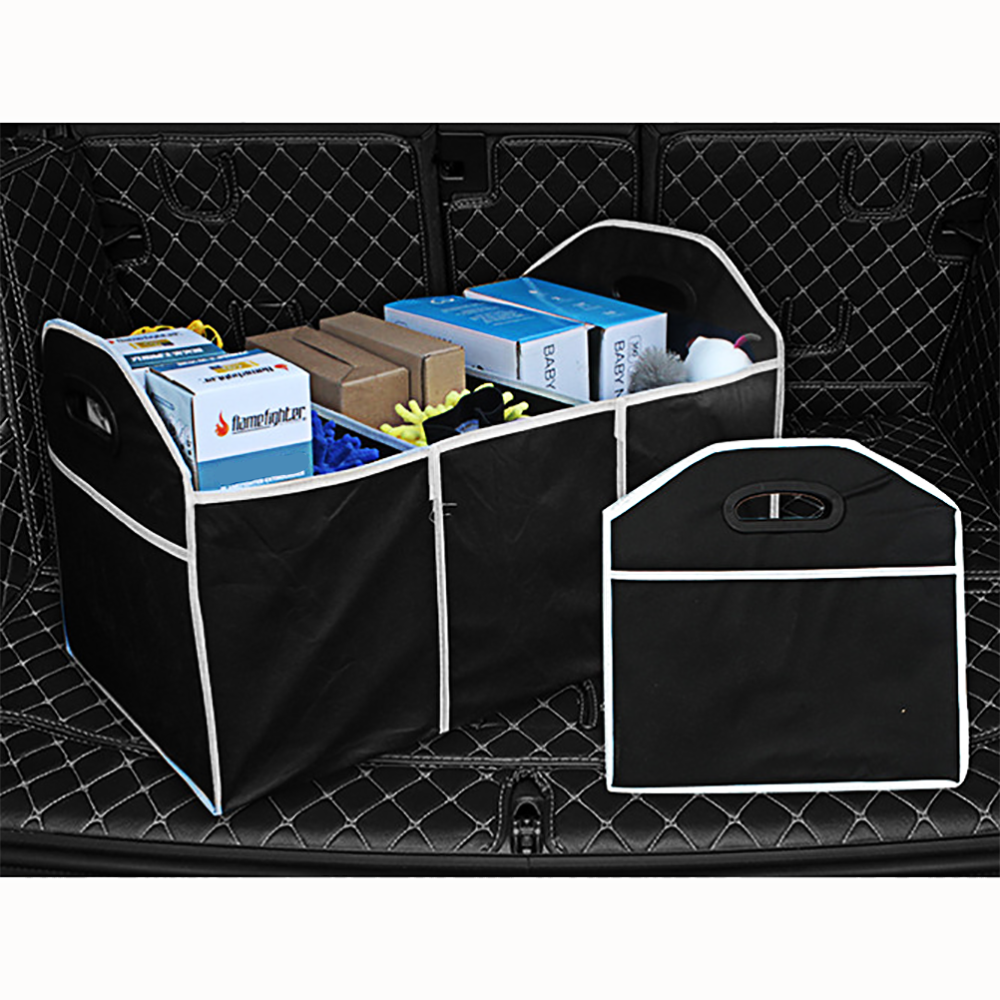 Non Woven Car Foldable Travel Back Seat Trunk Organizer 9
