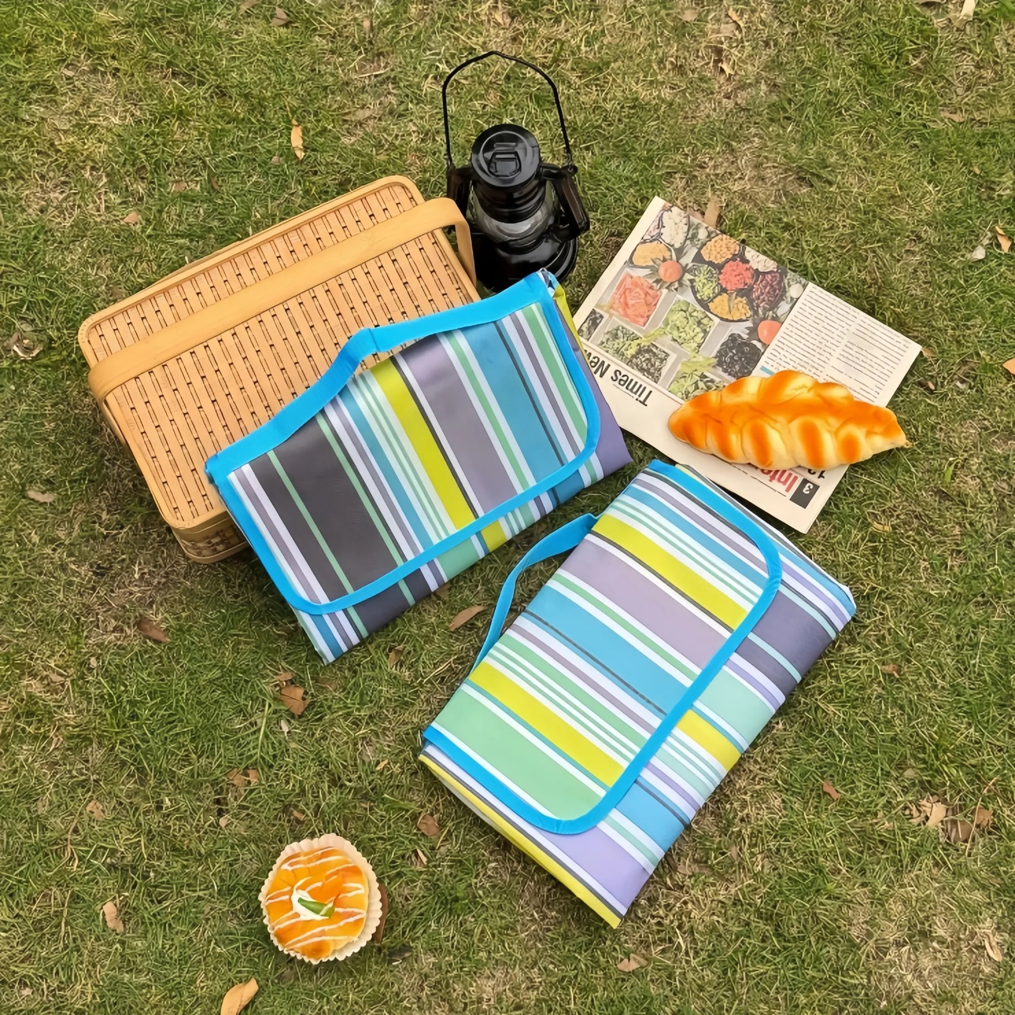 Premium Waterproof Oxford PVC Picnic Blanket 5