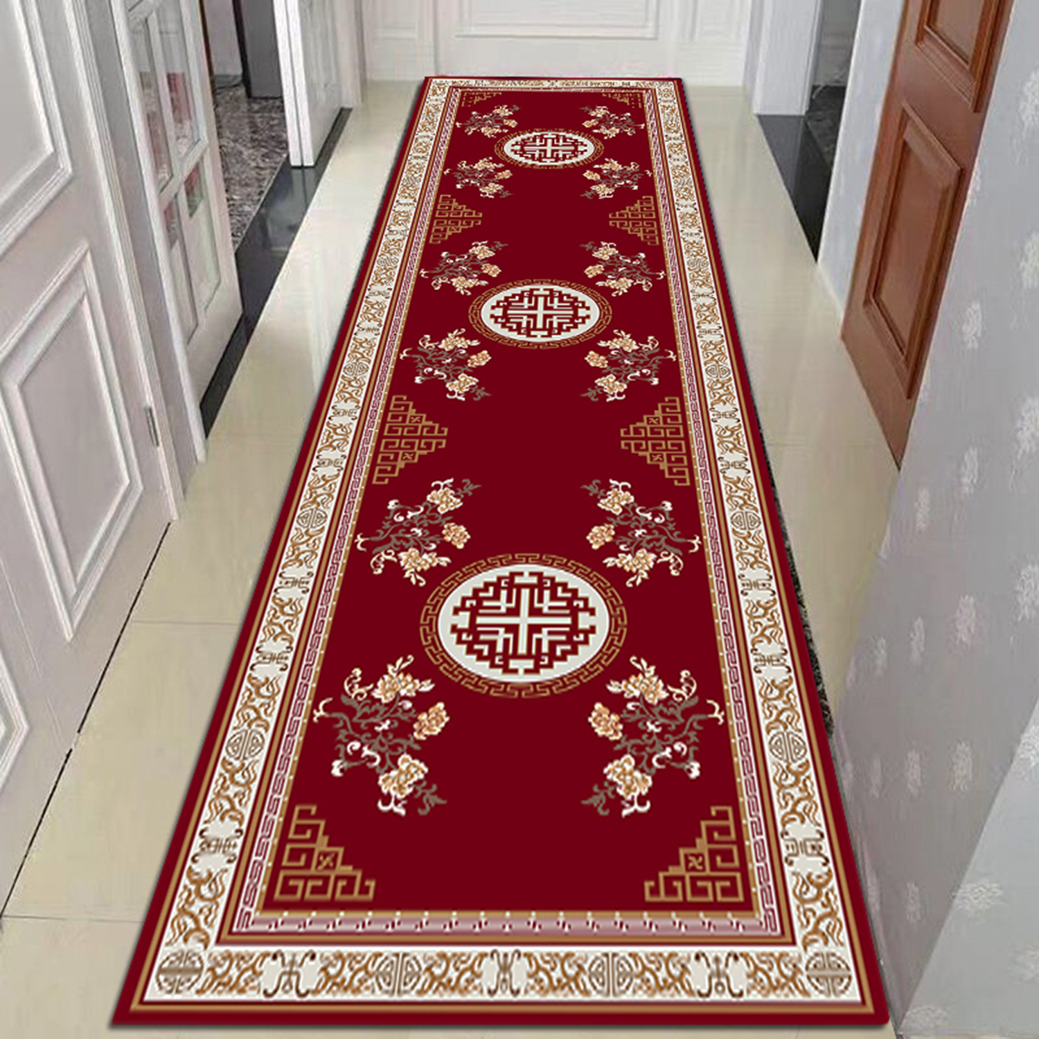 Vintage Boho Persian Runner Rug 6