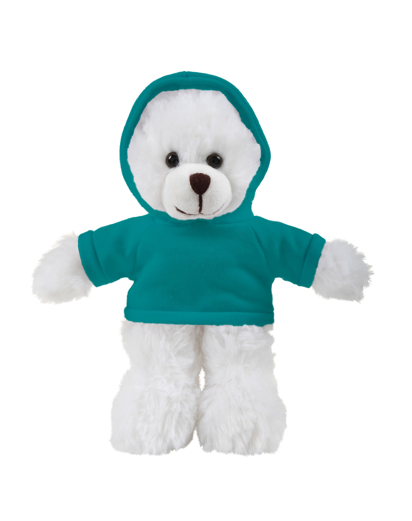 soft plush White Bear with hoodie 11