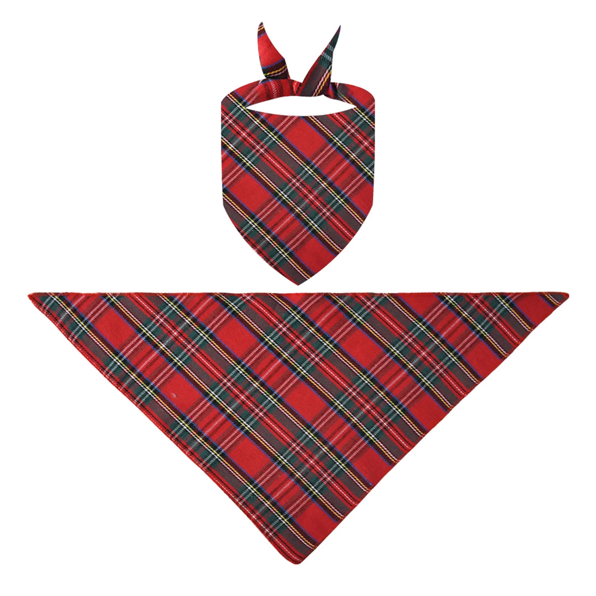 100% Cotton Triangle Pet Dog Bandana 3