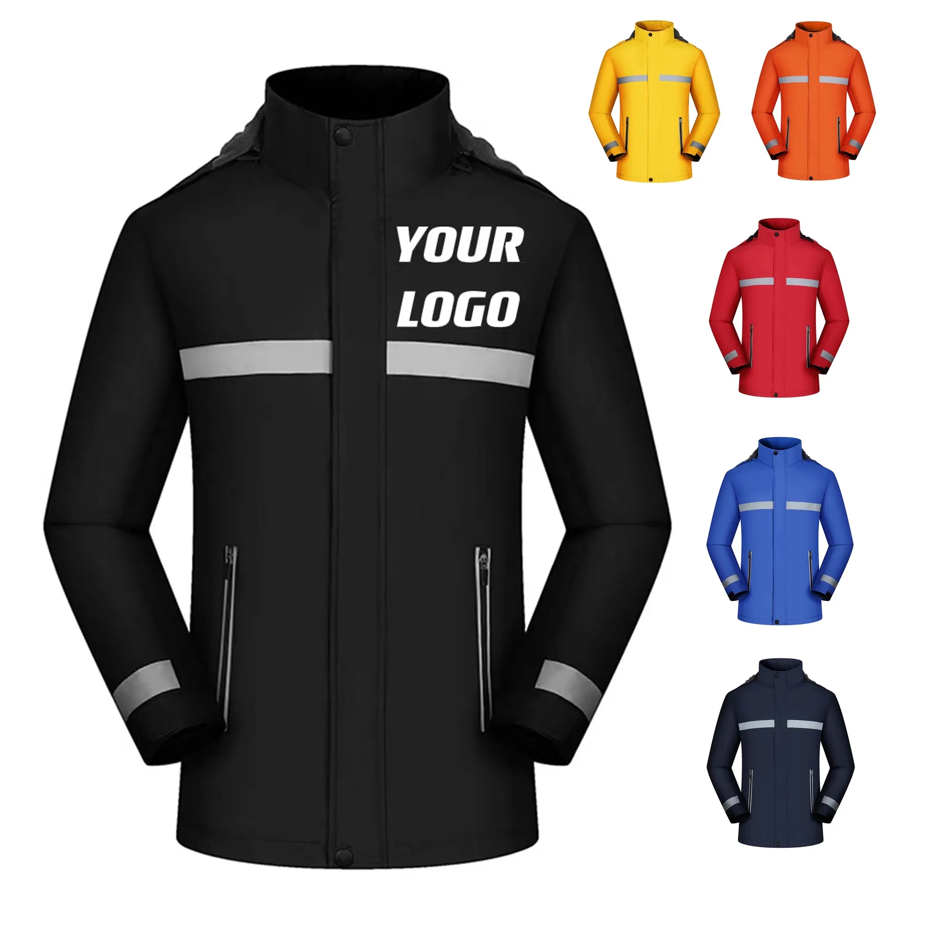Reflective Thermal Jackets Winter Outdoor Work Clothes 3