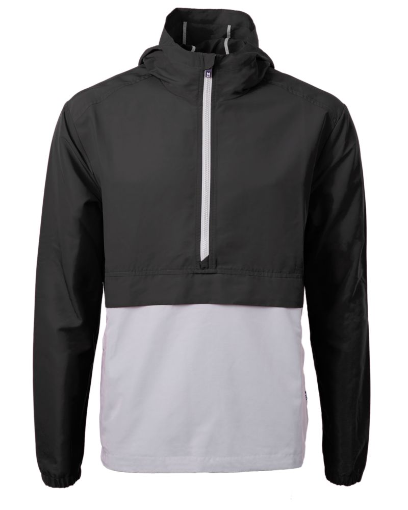 Cutter & Buck Charter Recycled Packable Mens Half Zip Anorak Jacket 4