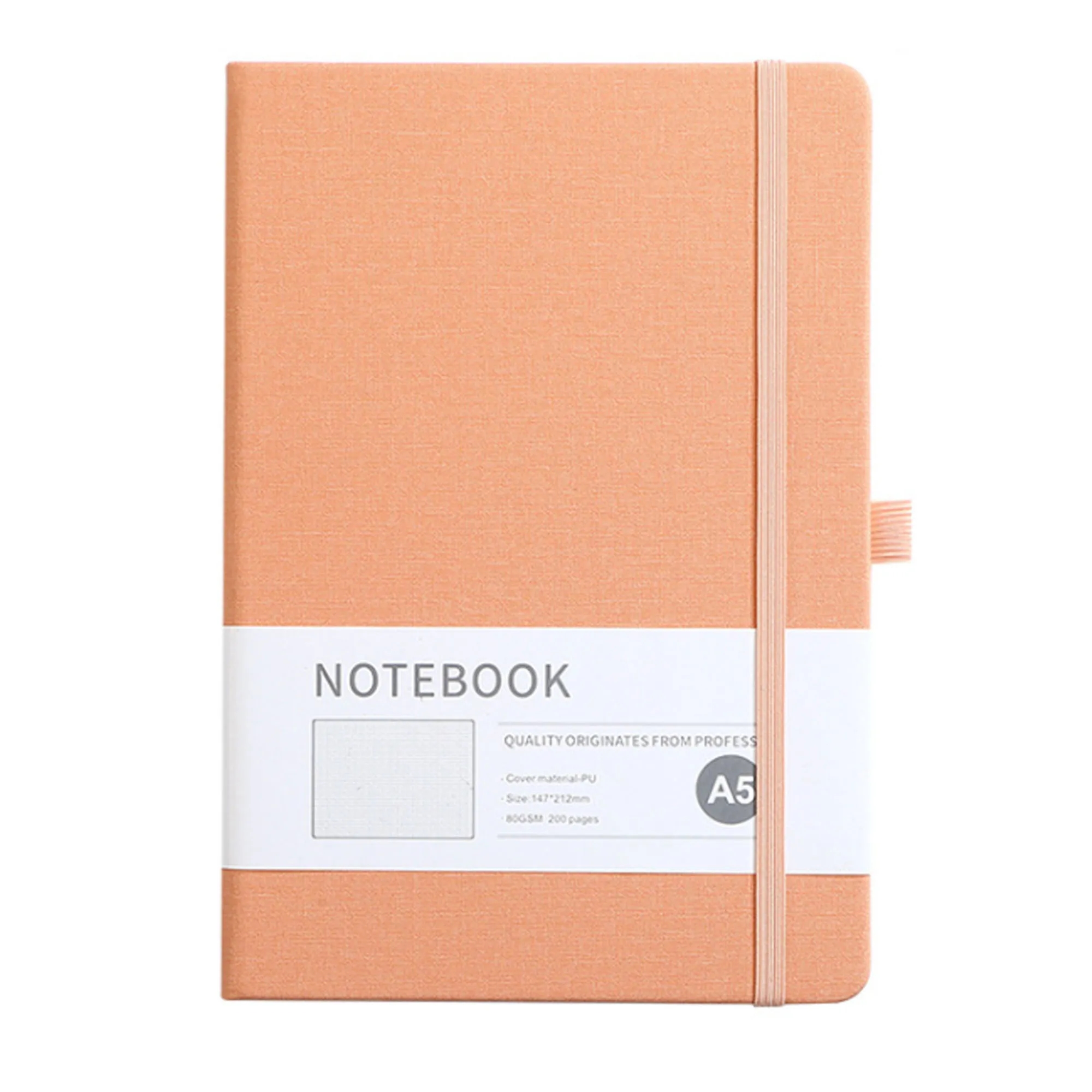 PU Leather Journal Book With Pen Loop 3