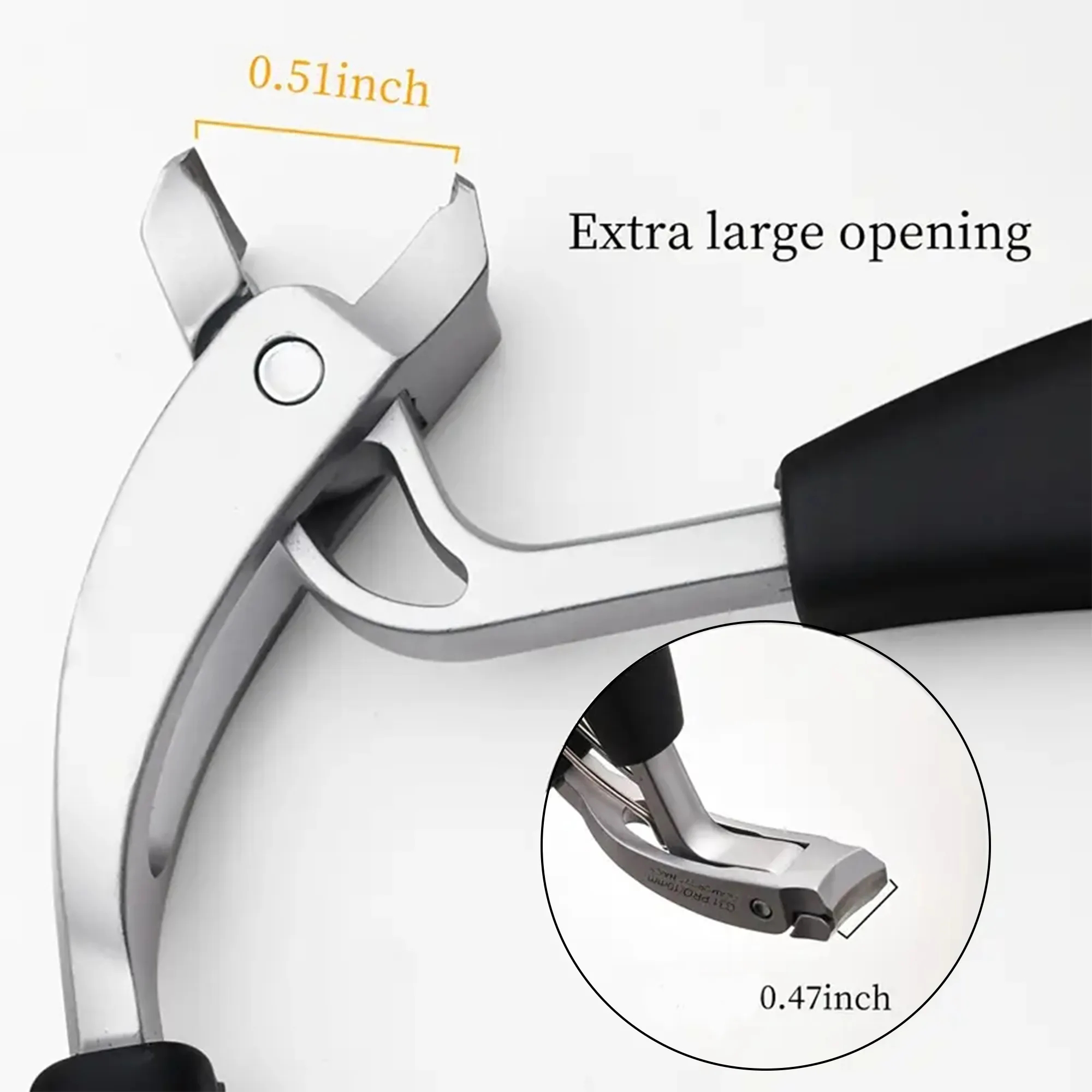 Curved Nail Clippers With Large Opening 3