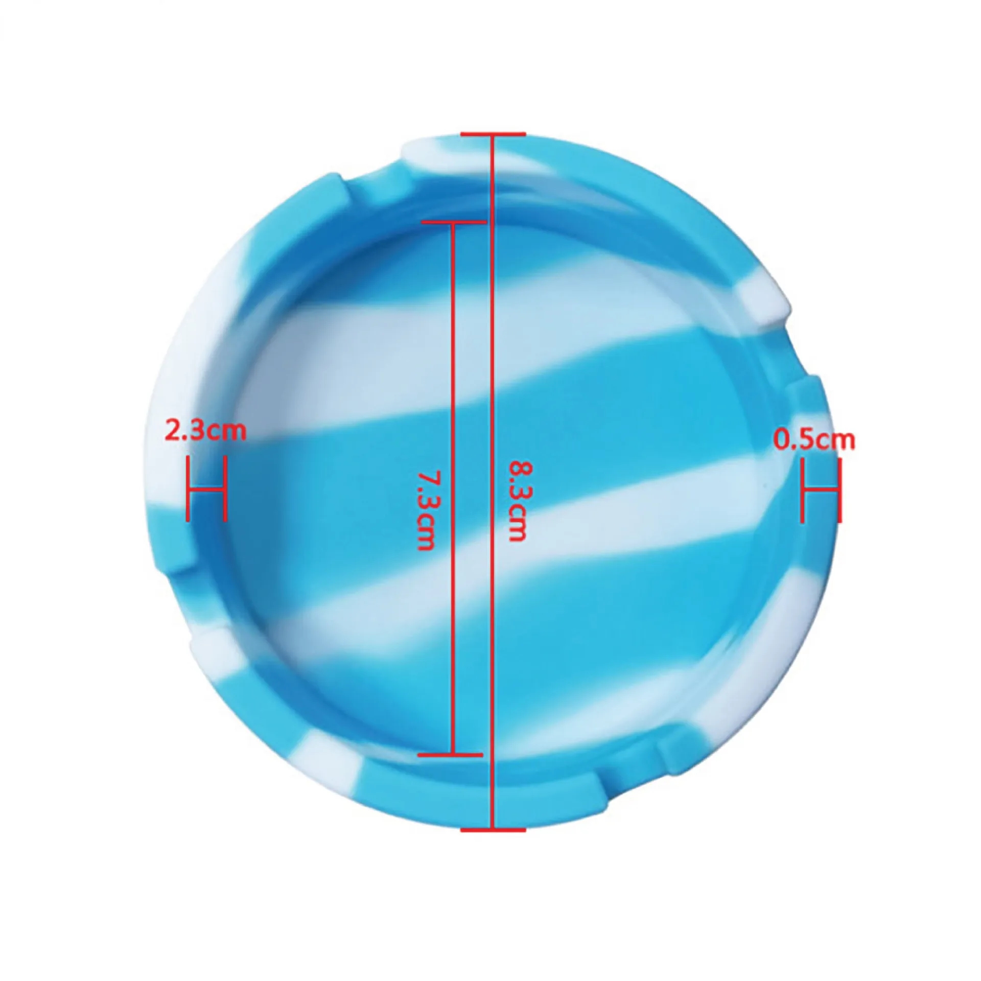 Silicone Circular Ashtray 4