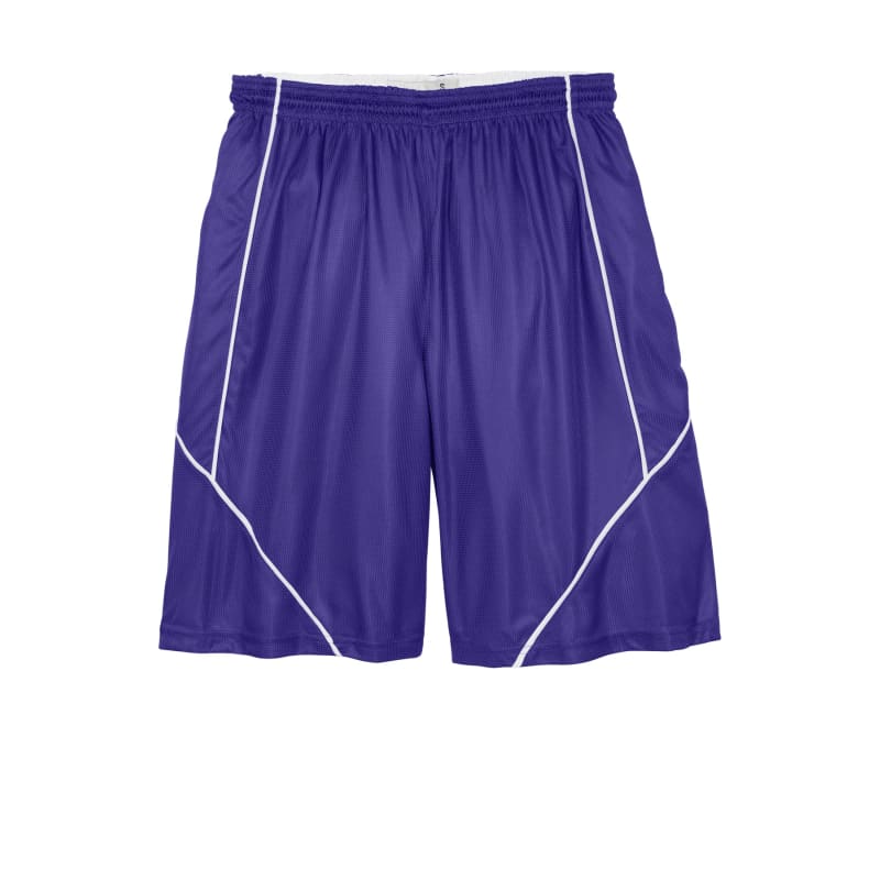 Sport-Tek PosiCharge Mesh Reversible Spliced Short. 24