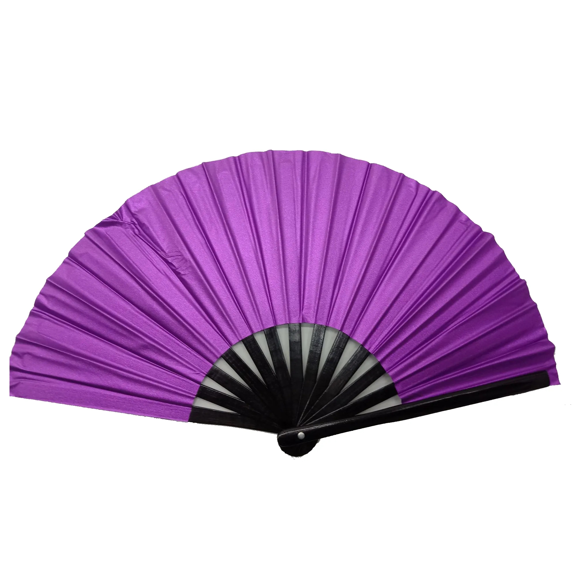 PCV Laser Film Large Bamboo Fan 13