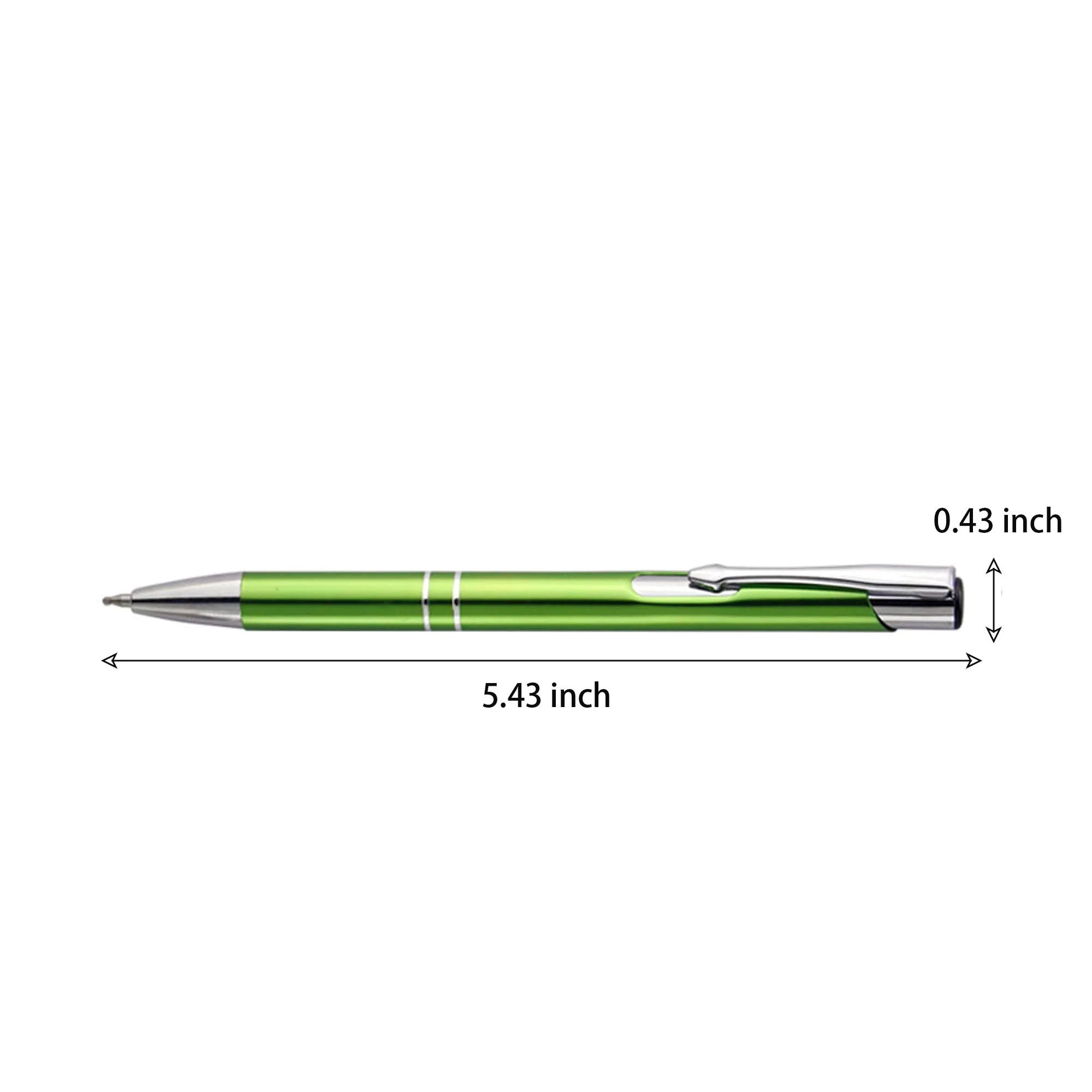 MOQ 100 Office Double Ring Metal Ballpoint Pen 7