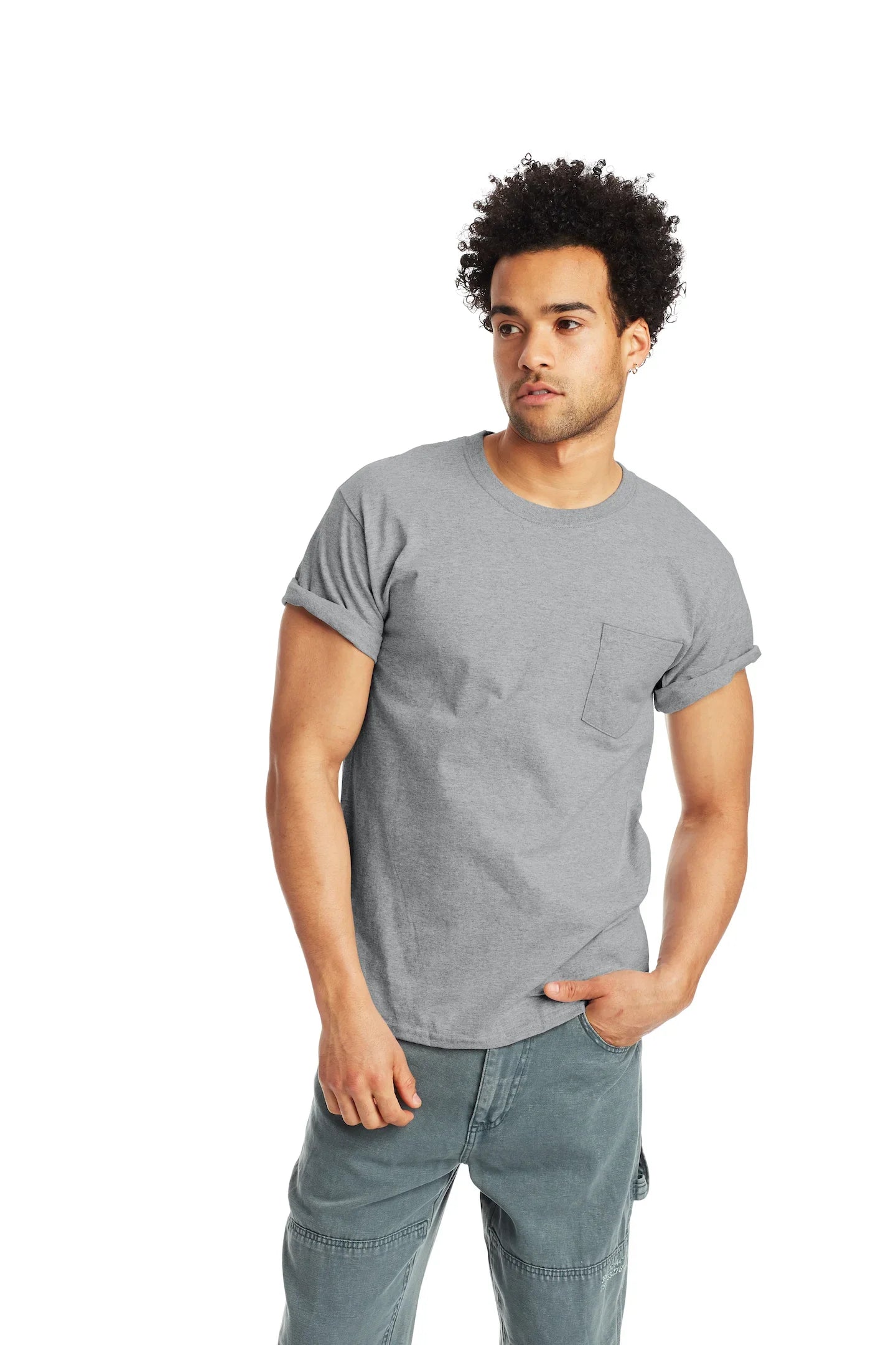 Hanes Authentic-T T-Shirt with Pocket 1