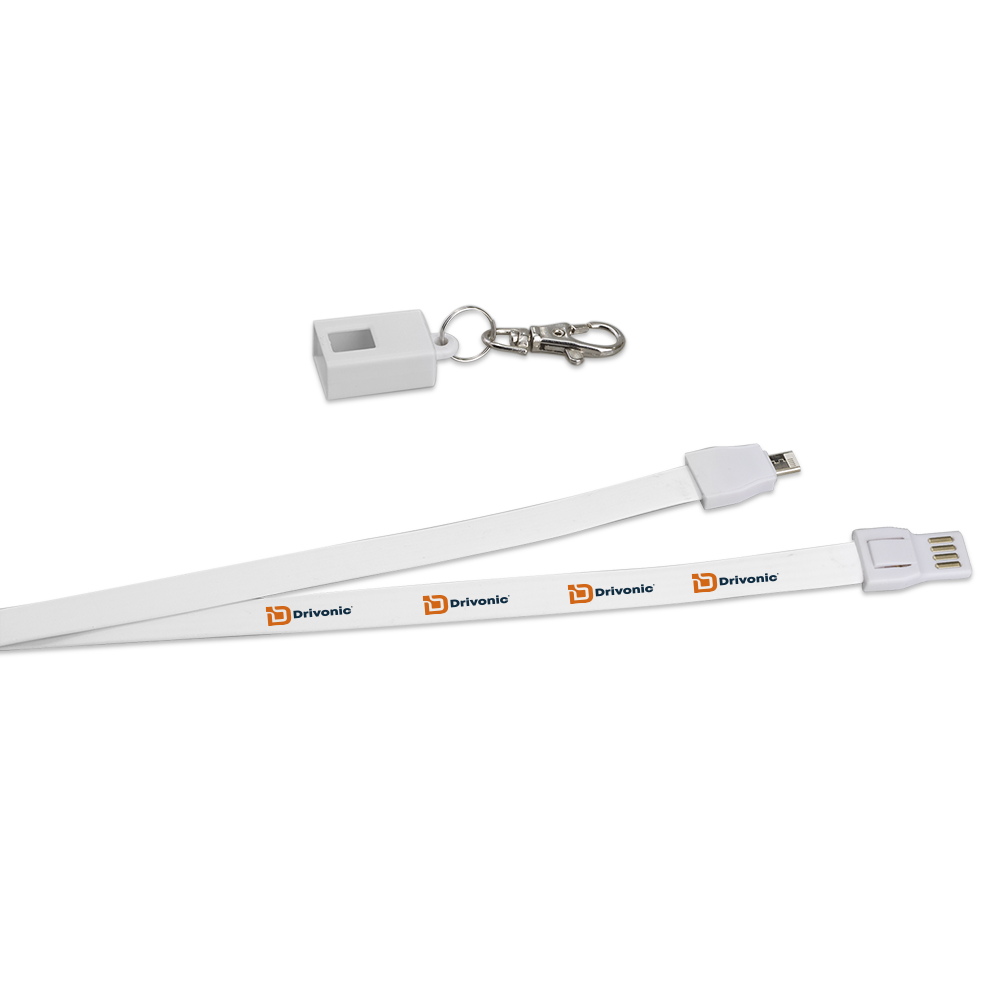 IOS and Micro 2 in 1 Lanyard Charging Cable 5