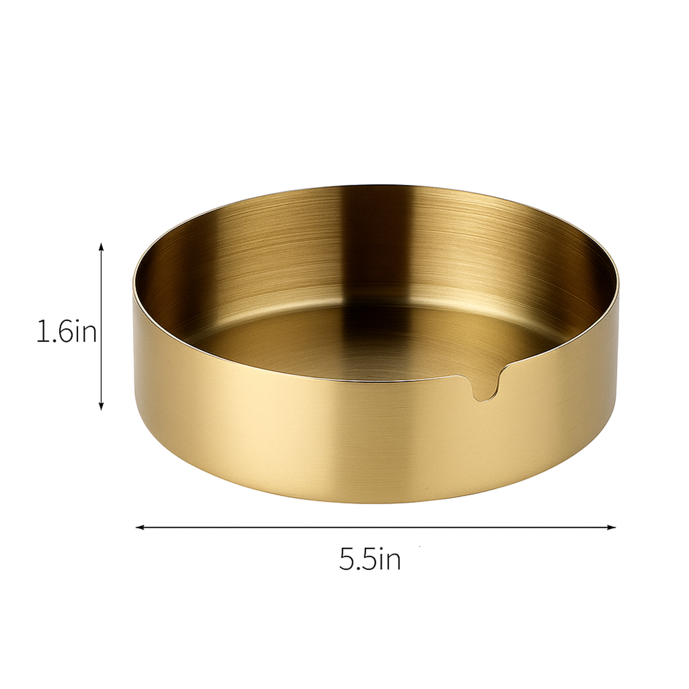 Round Stainless Steel Ashtray 4