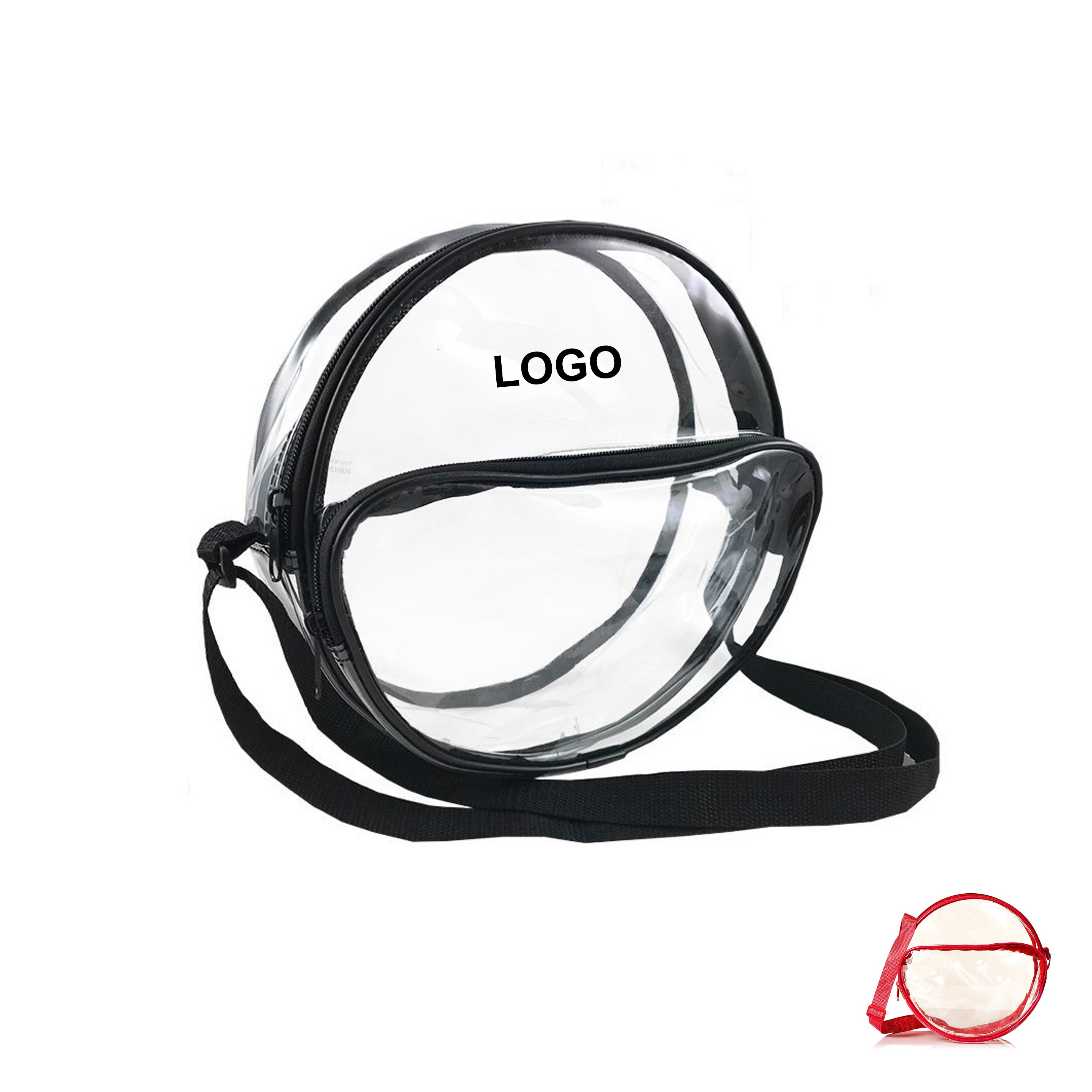 Clear Round Purse Bag (direct import) 3