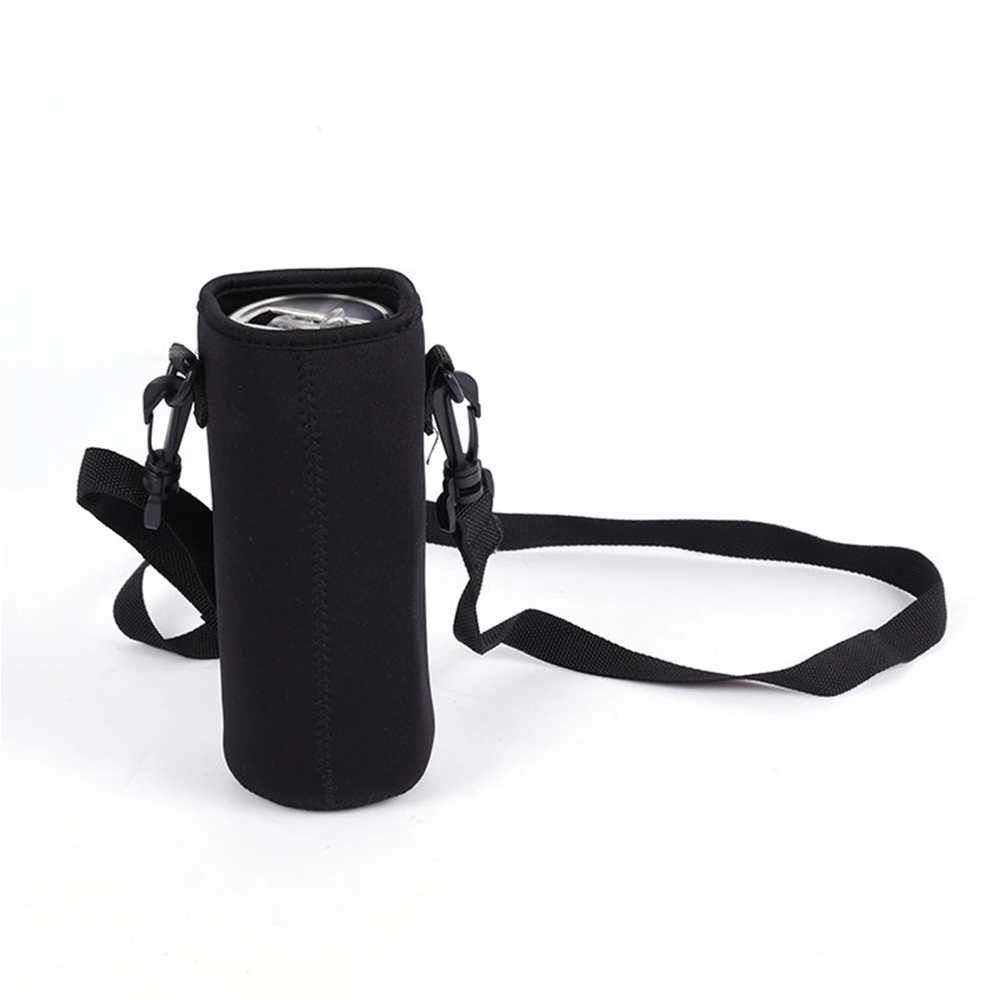 550ML Neoprene Bottle Wrapper Glass Holder with Lanyard