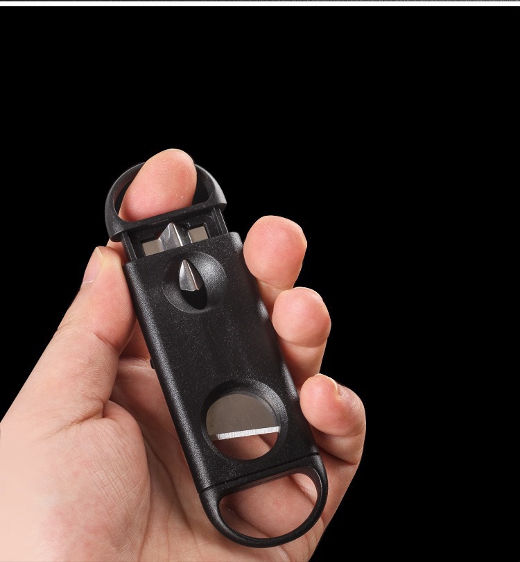 Plastic Guillotine Cigar Cutter 4