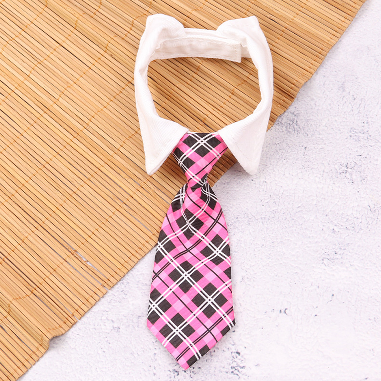 Adjustable Polycotton Pet Neck Tie 15