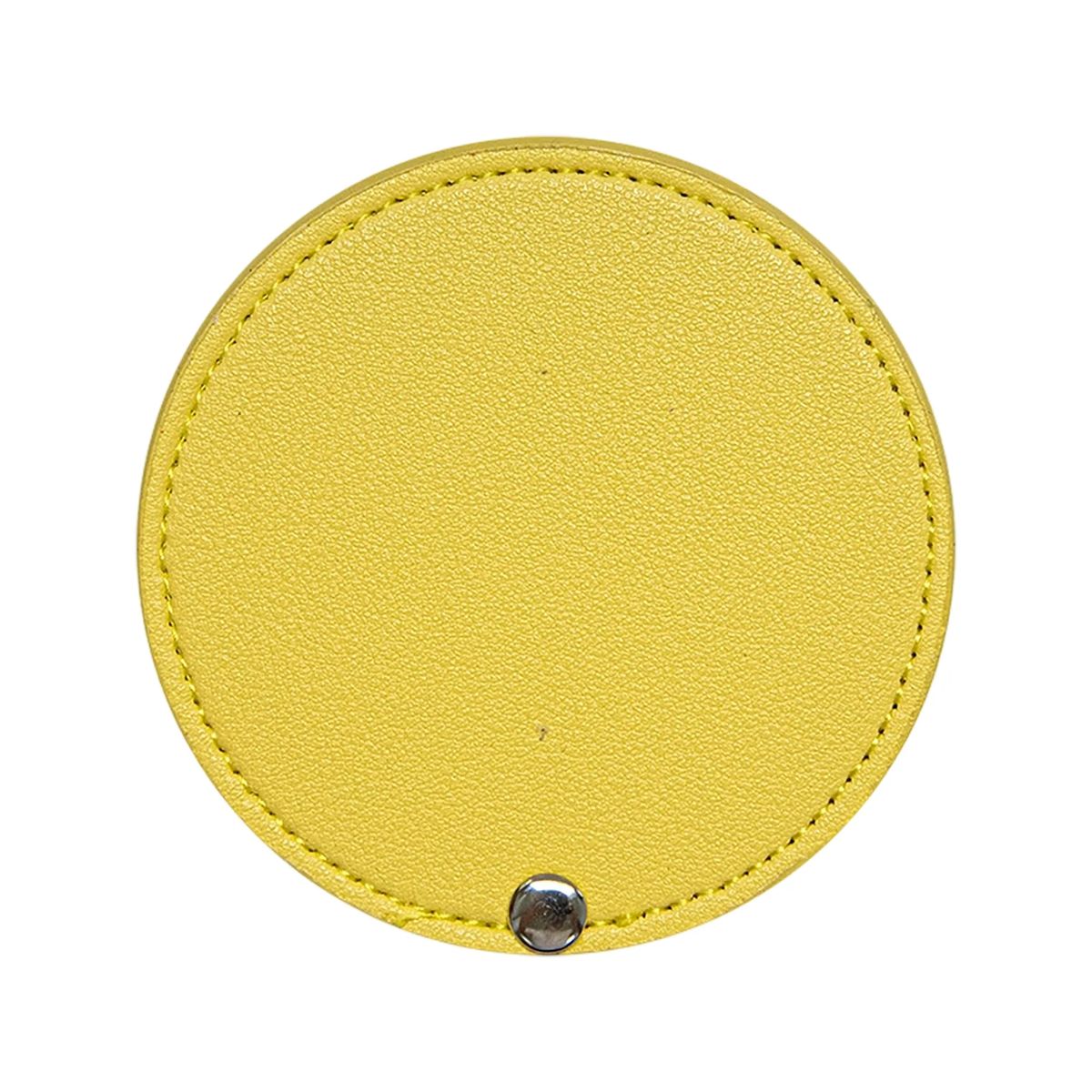 PU Leather Makeup Mirror Handheld Compact 6