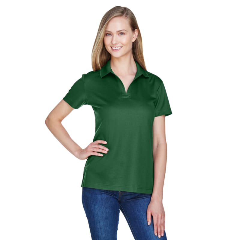 Devon & Jones CrownLux Performance™ Ladies' Plaited Polo 35