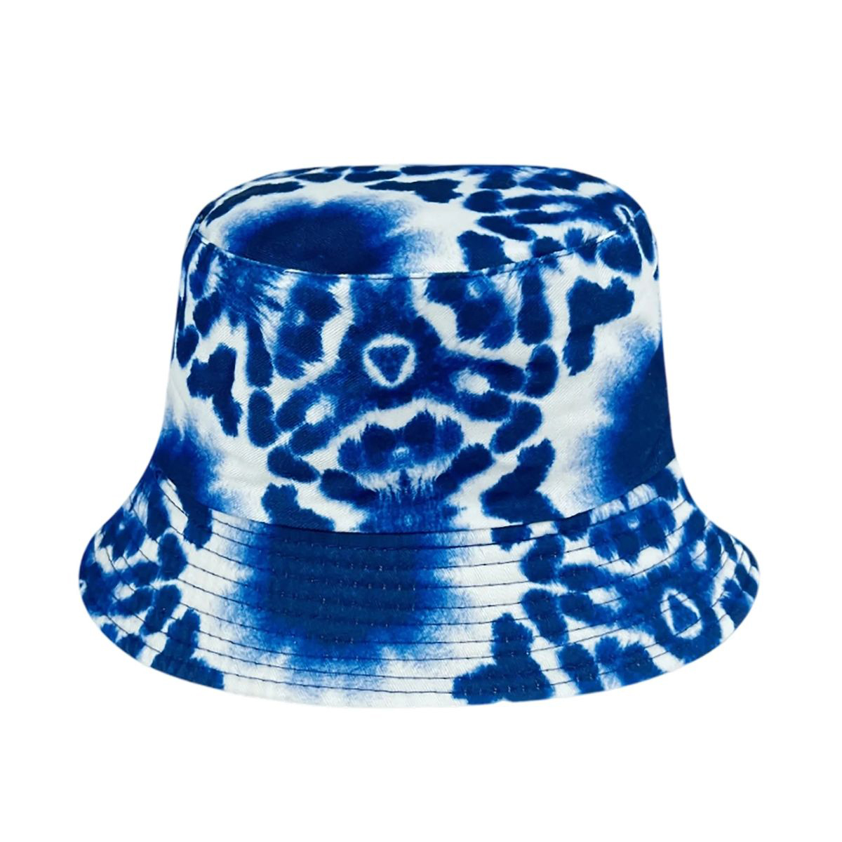 Plastic Tie Dye Hat with Foldable Double Sided Design 26