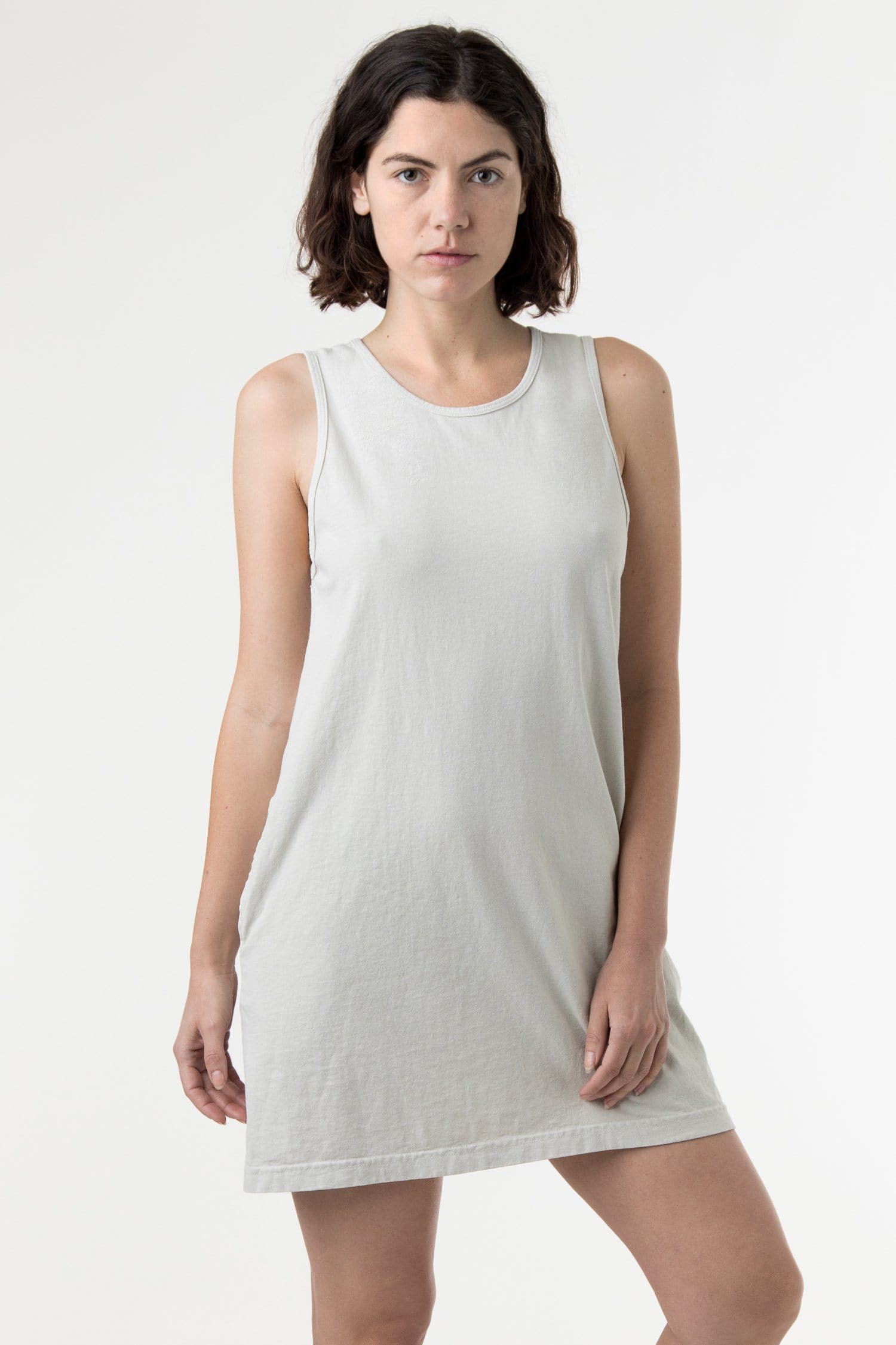 6.5 OZ GARMENT DYE TANK DRESS 7