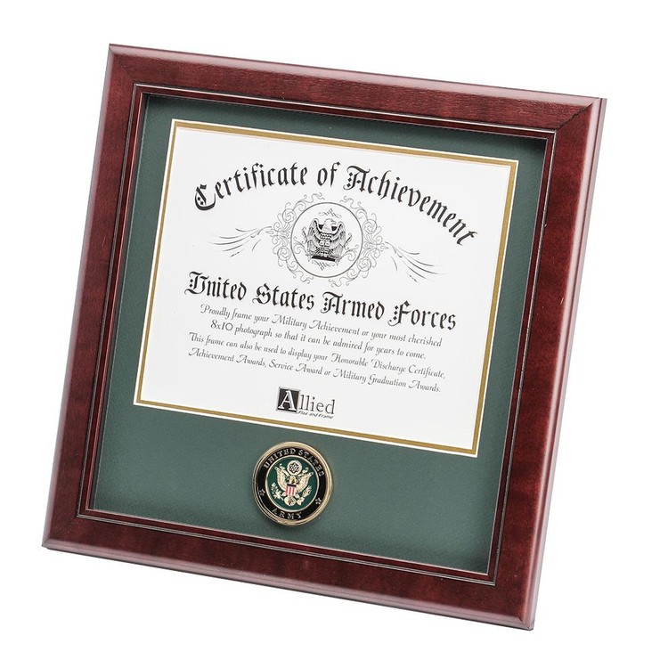U.S. Army Medallion 8-Inch by 10-Inch Certificate Frame 2