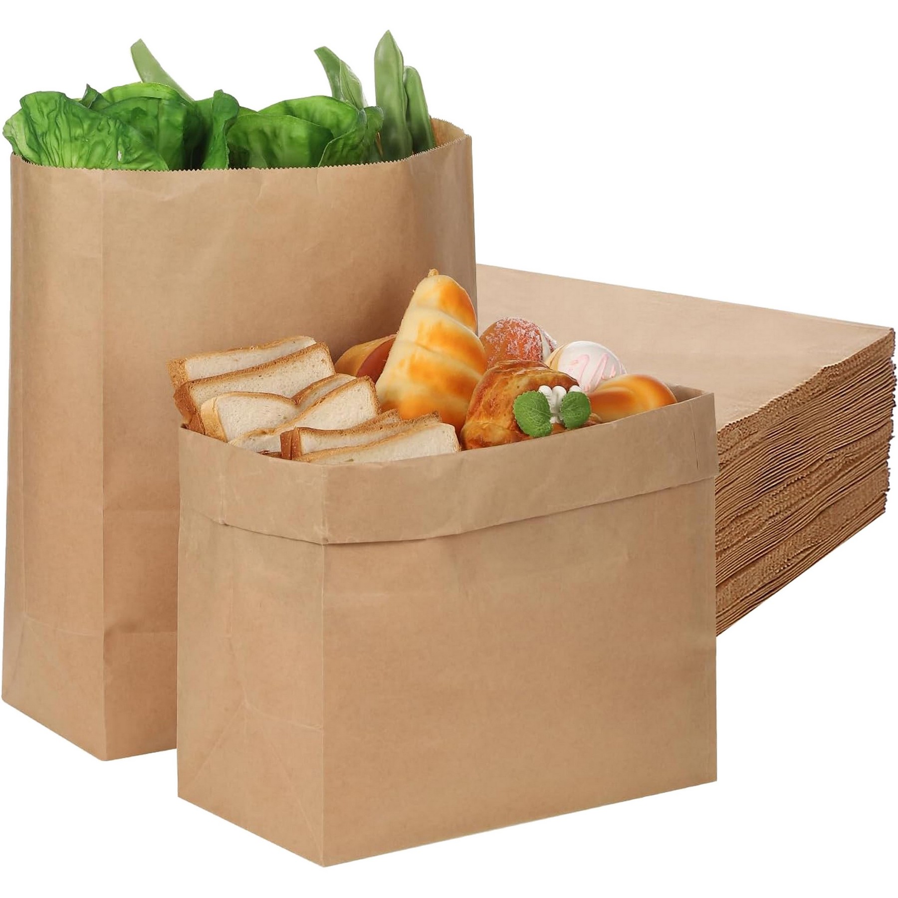Square Bottom Kraft Paper Food Bag 2