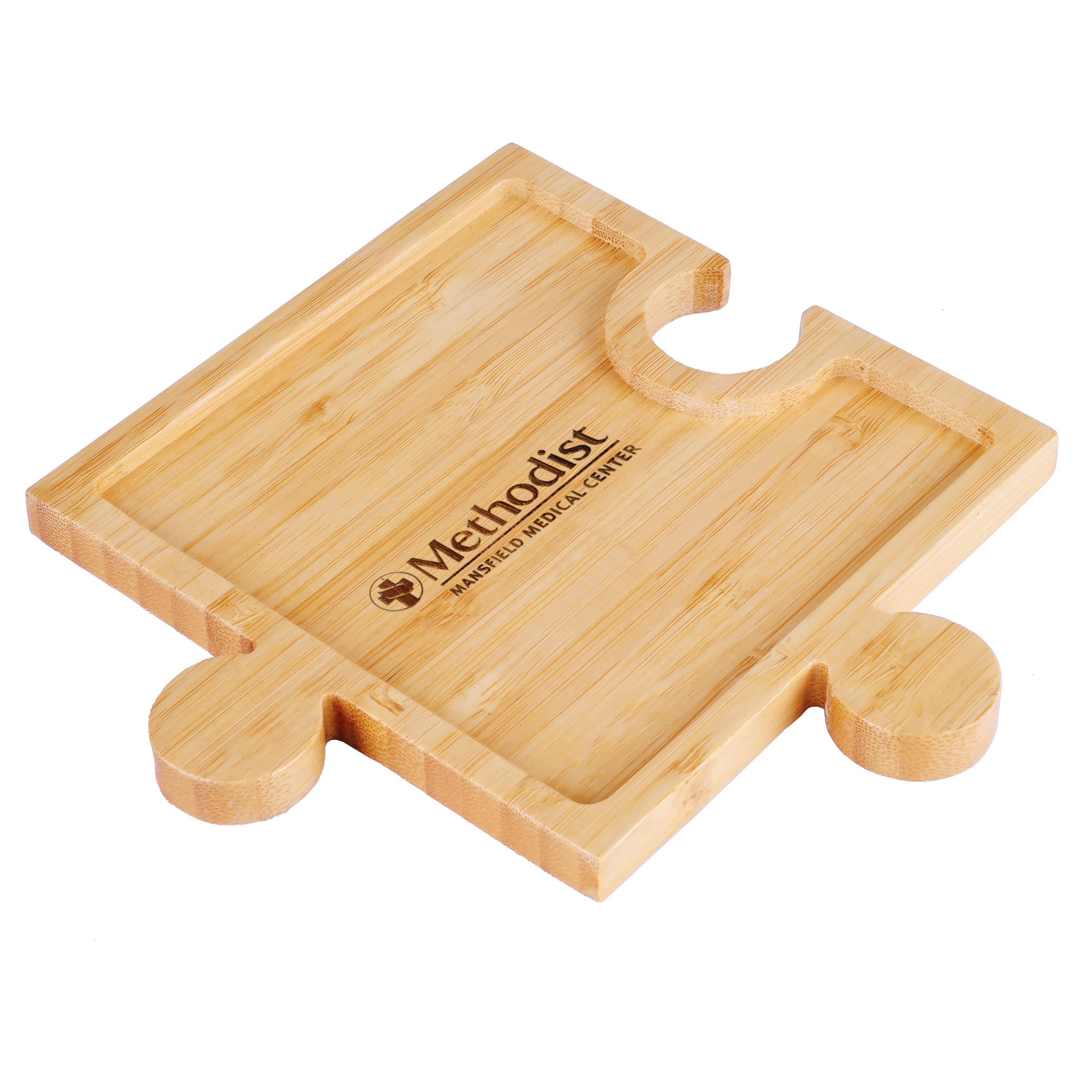 Bamboo Appetizer Plates/ Charcuterie Board Set 6