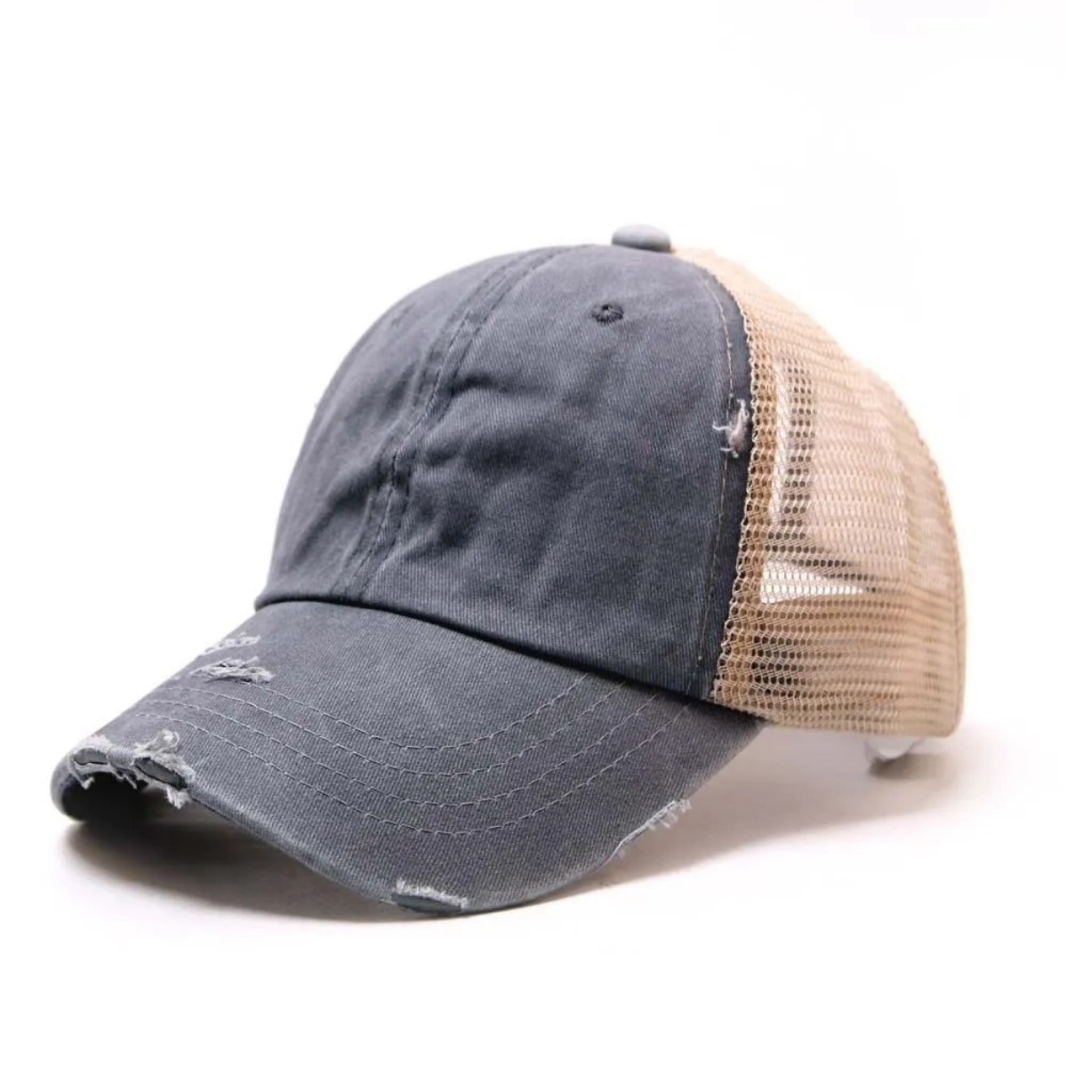Breathable Baseball Cap with Embroidered Front 7