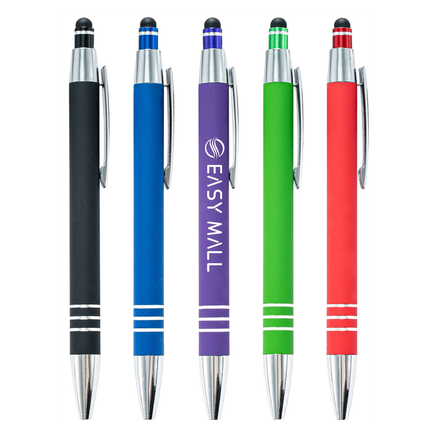 Retractable Ballpoint Pen with Stylus Tip 5