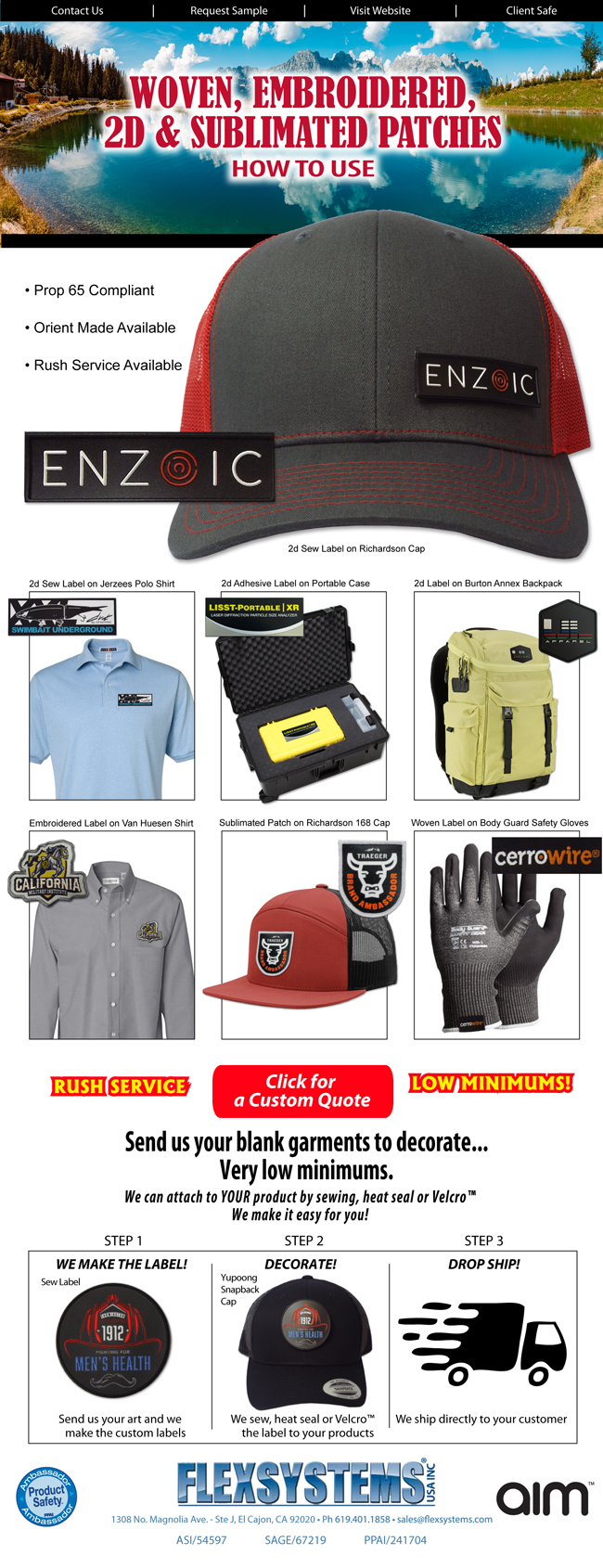 Flexible PVC Zipper Pulls with D-Ring- USA Made 4