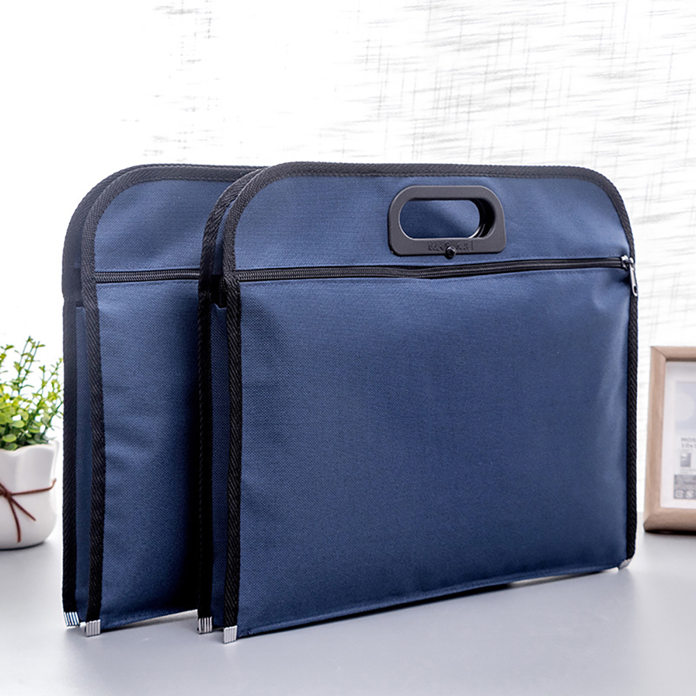 Document Bag Briefcase with Zipper 2