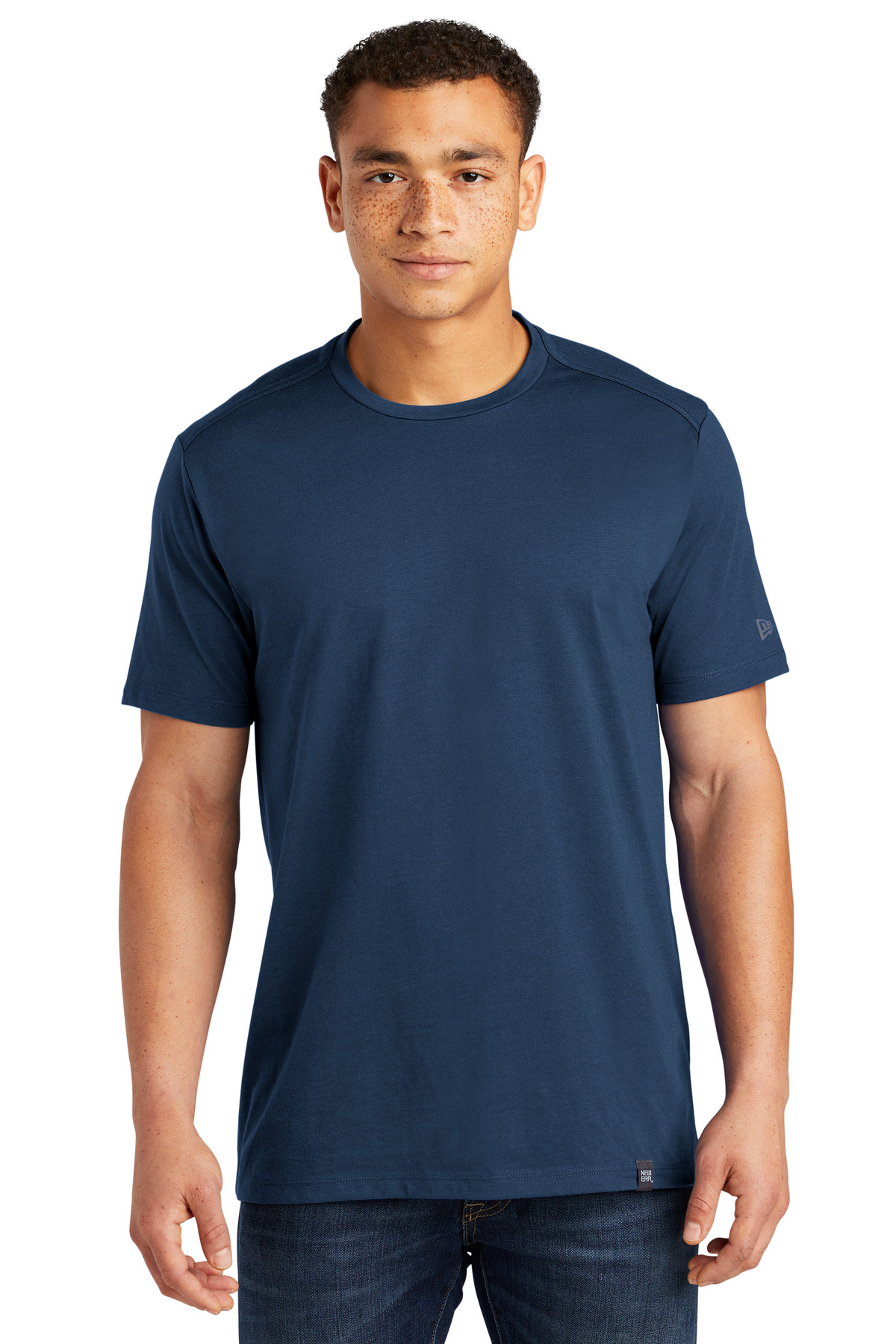 New Era Heritage Blend Crew Tee. NEA100 70