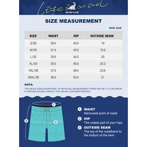 Mens Swimwear Shorts Breathable Hawaii Shorts 3
