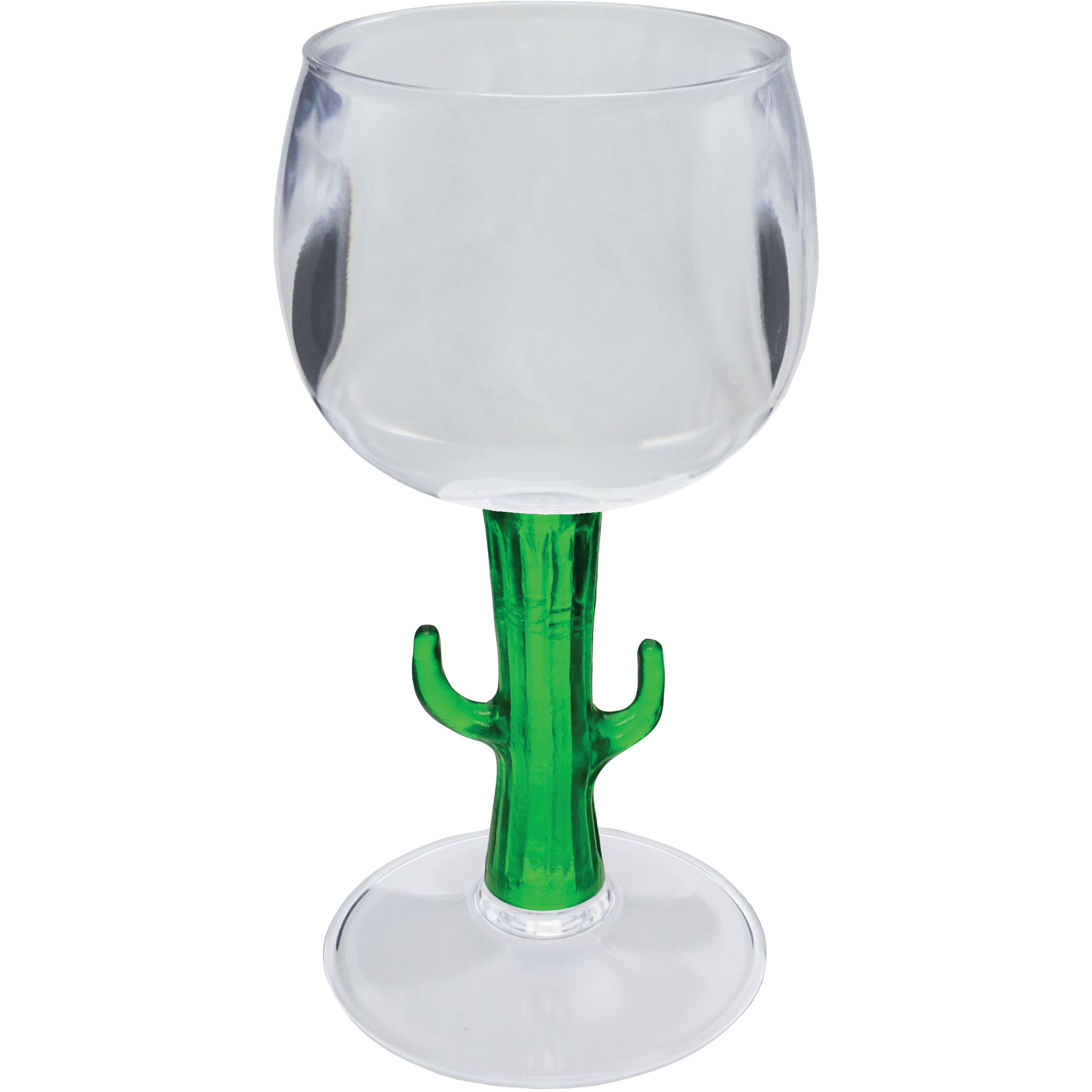 12oz Novelty Stem Plastic Wine Goblet 3