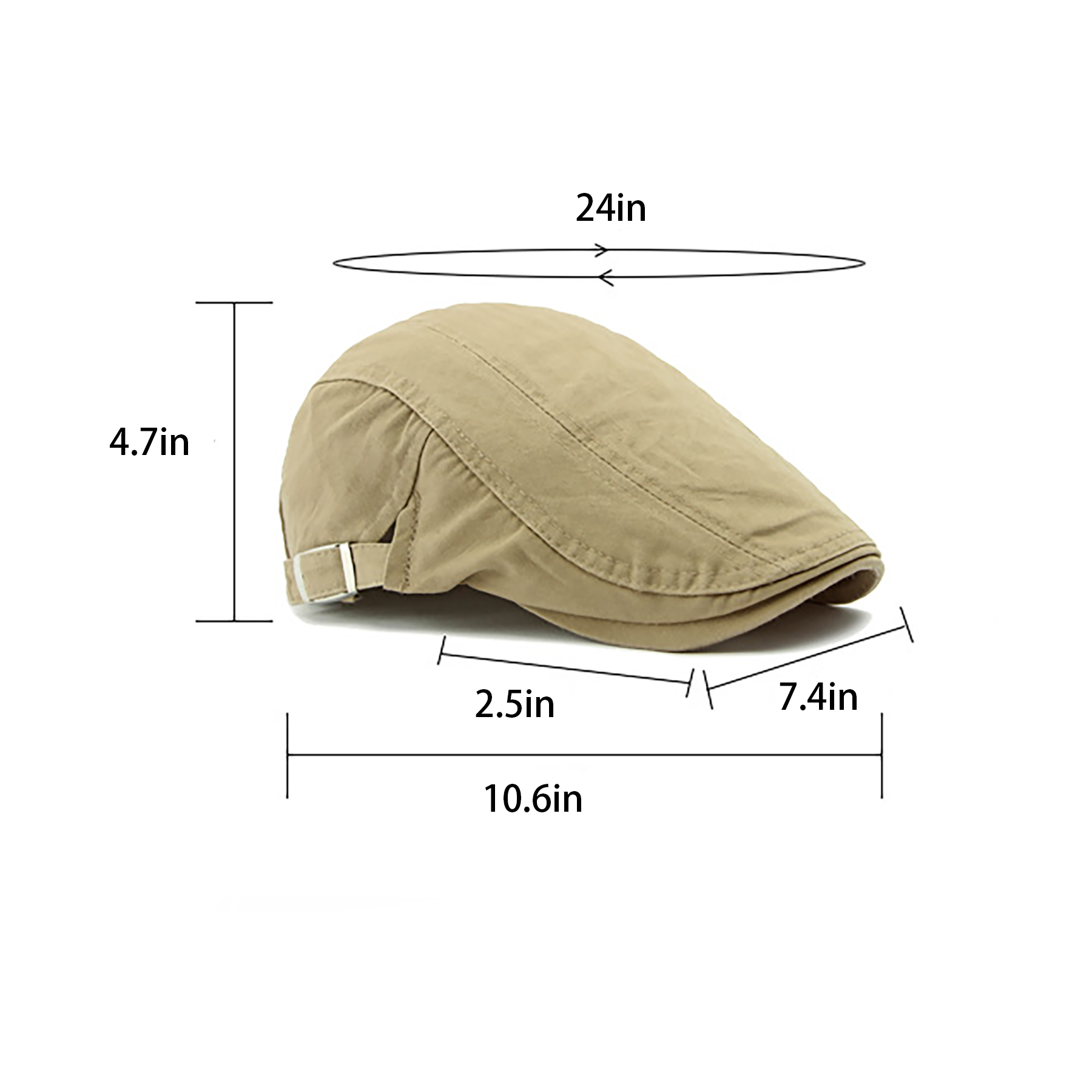 Unisex Denim Newsboy Cap 3