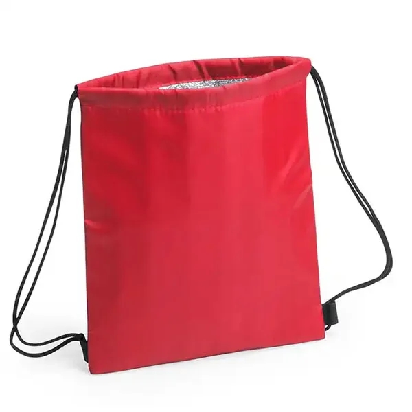 210D Polyester Drawstring Insulated Cooler Bag 3