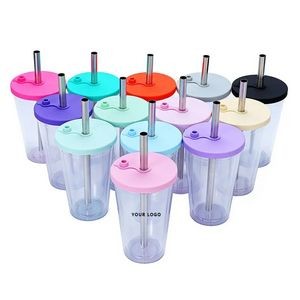 16oz Reusable Travel Ice Coffee Mugs 3