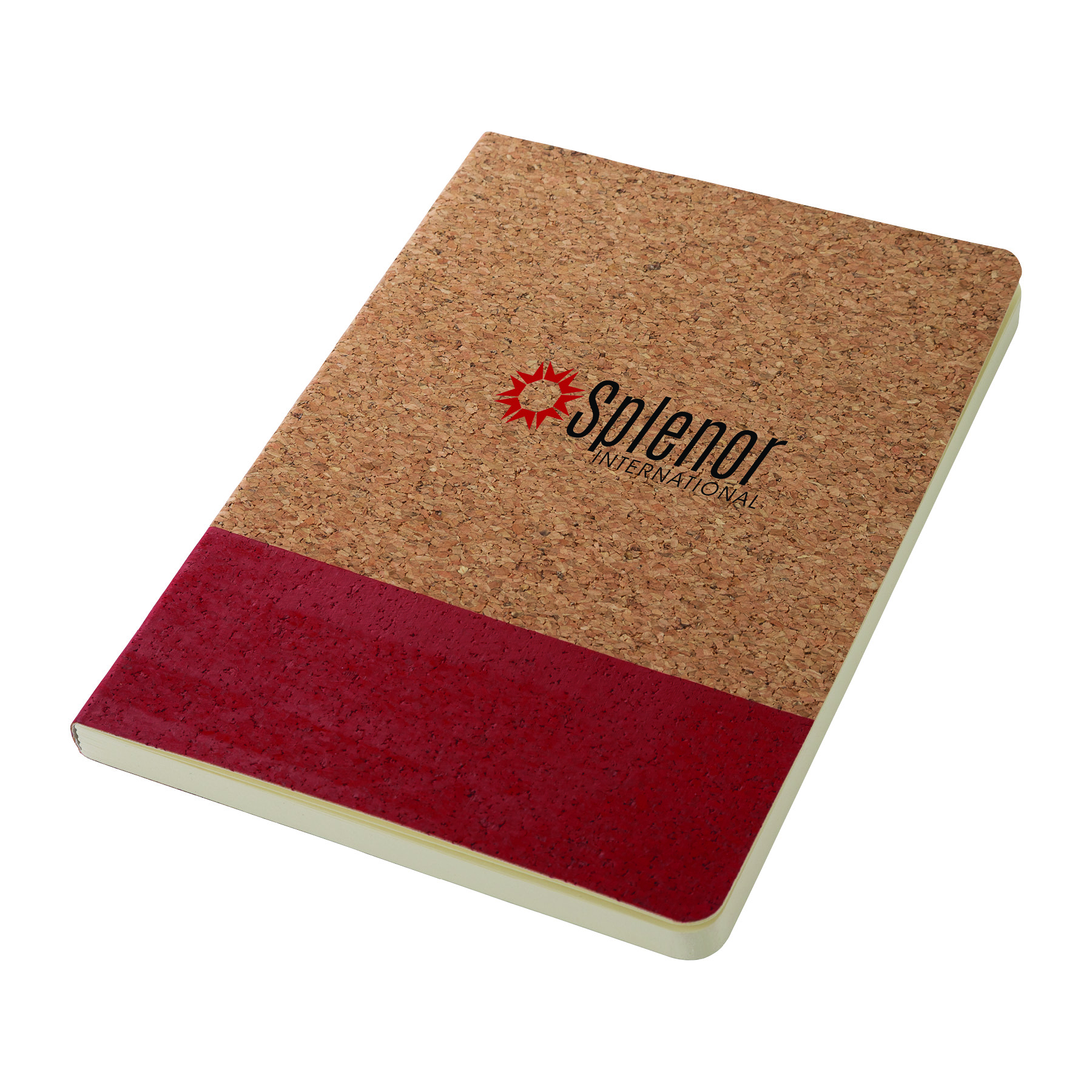Boardwalk Two-Tone Cork Junior Notebook 4