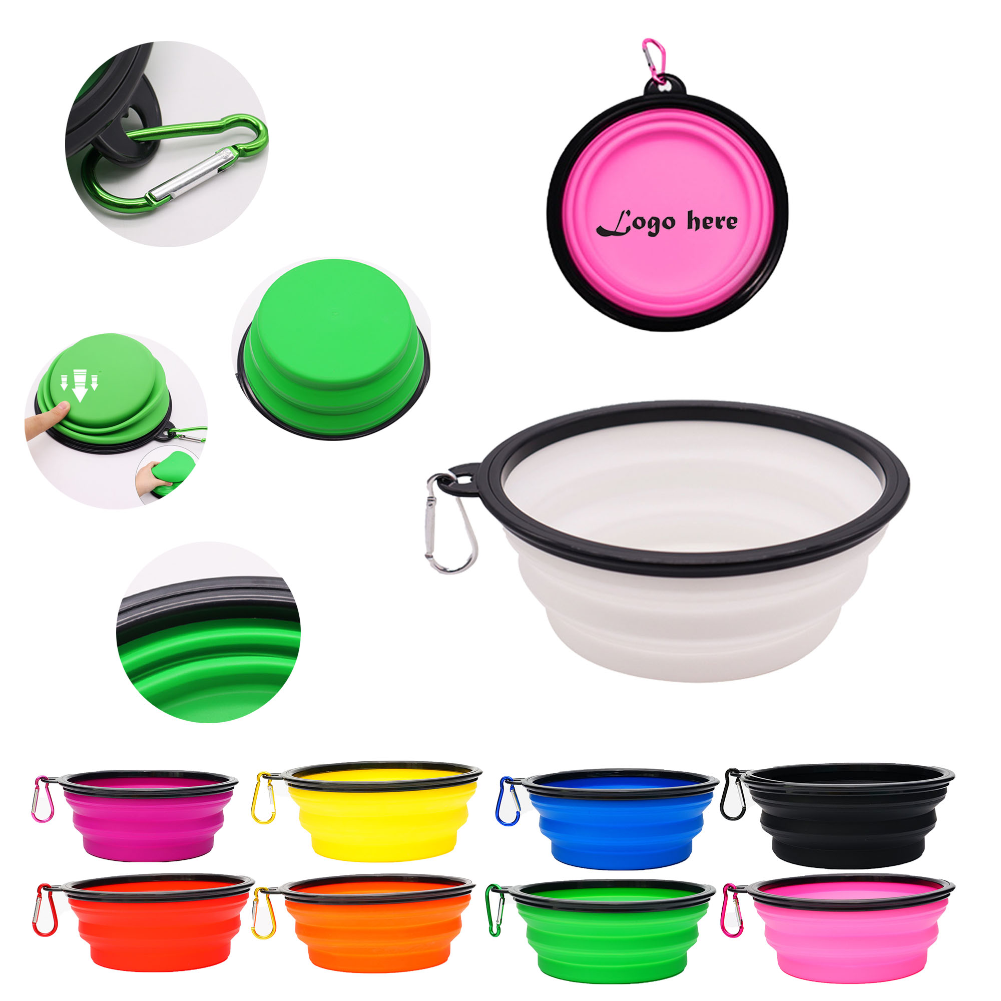 Collapsible Silicone Dog Bowl 1