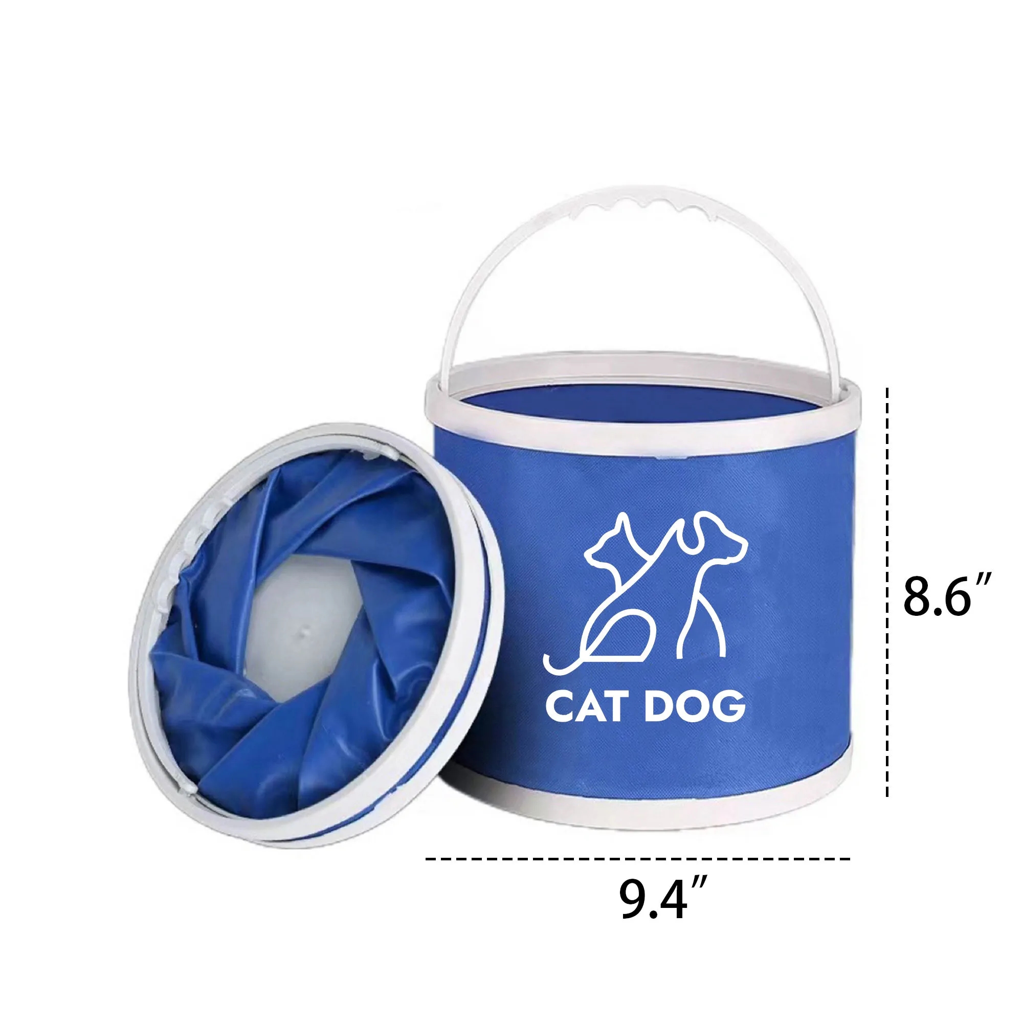 Collapsible Water Bucket 9L Pail 3