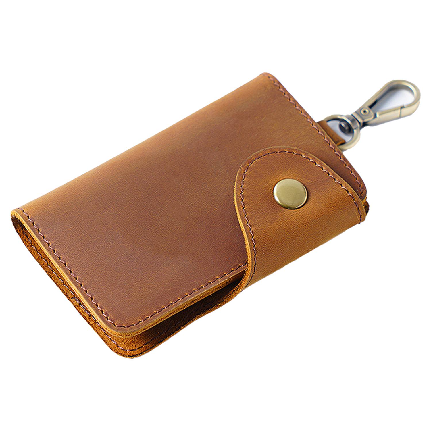Genuine Leather Waist Key Holder Pouch 6