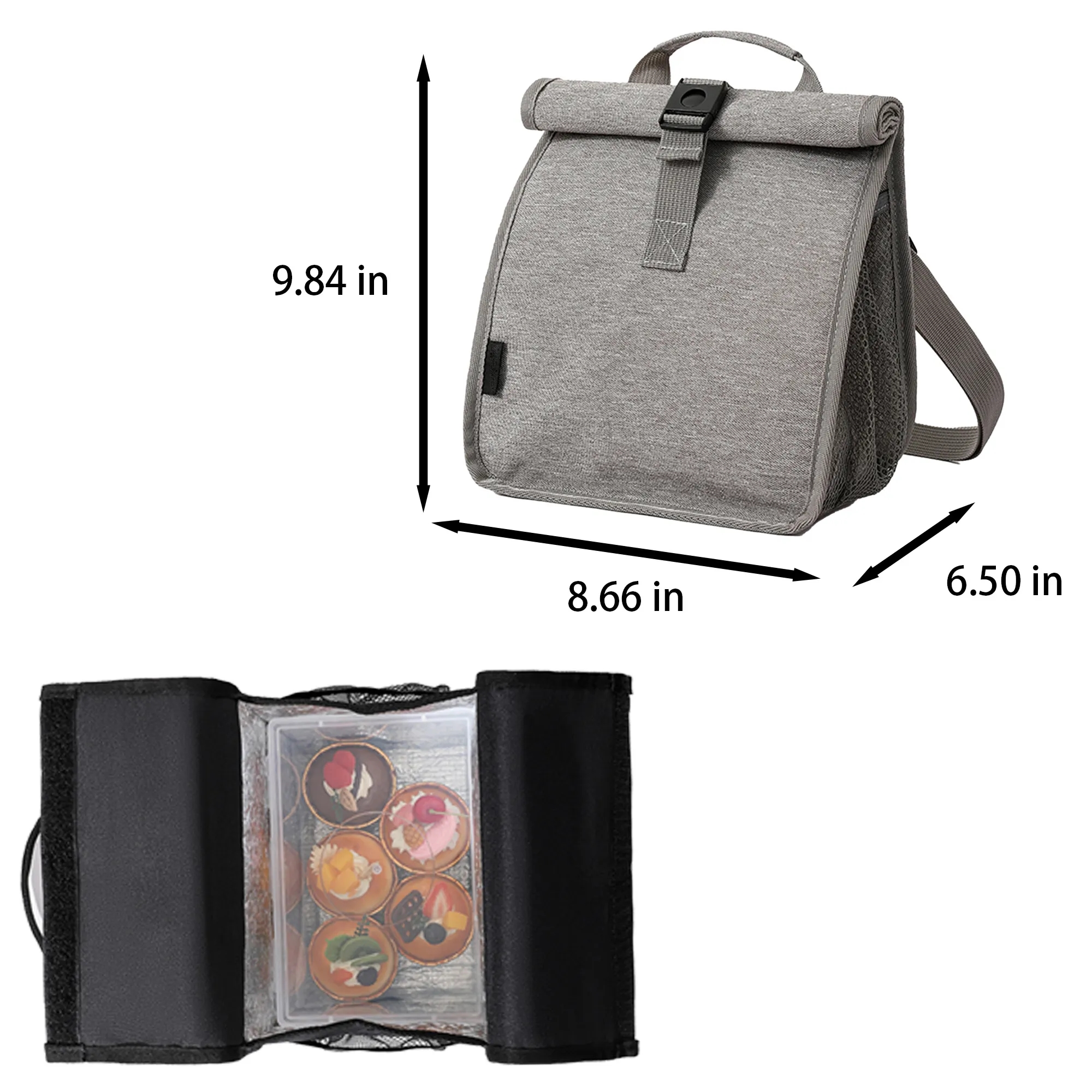 Portable Foldable Insulated Lunch Bag 2