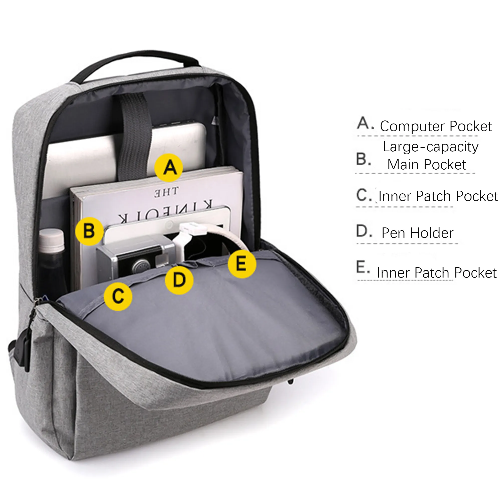 Laptop Backpack Suitable for Business Travel Printed Logo 5