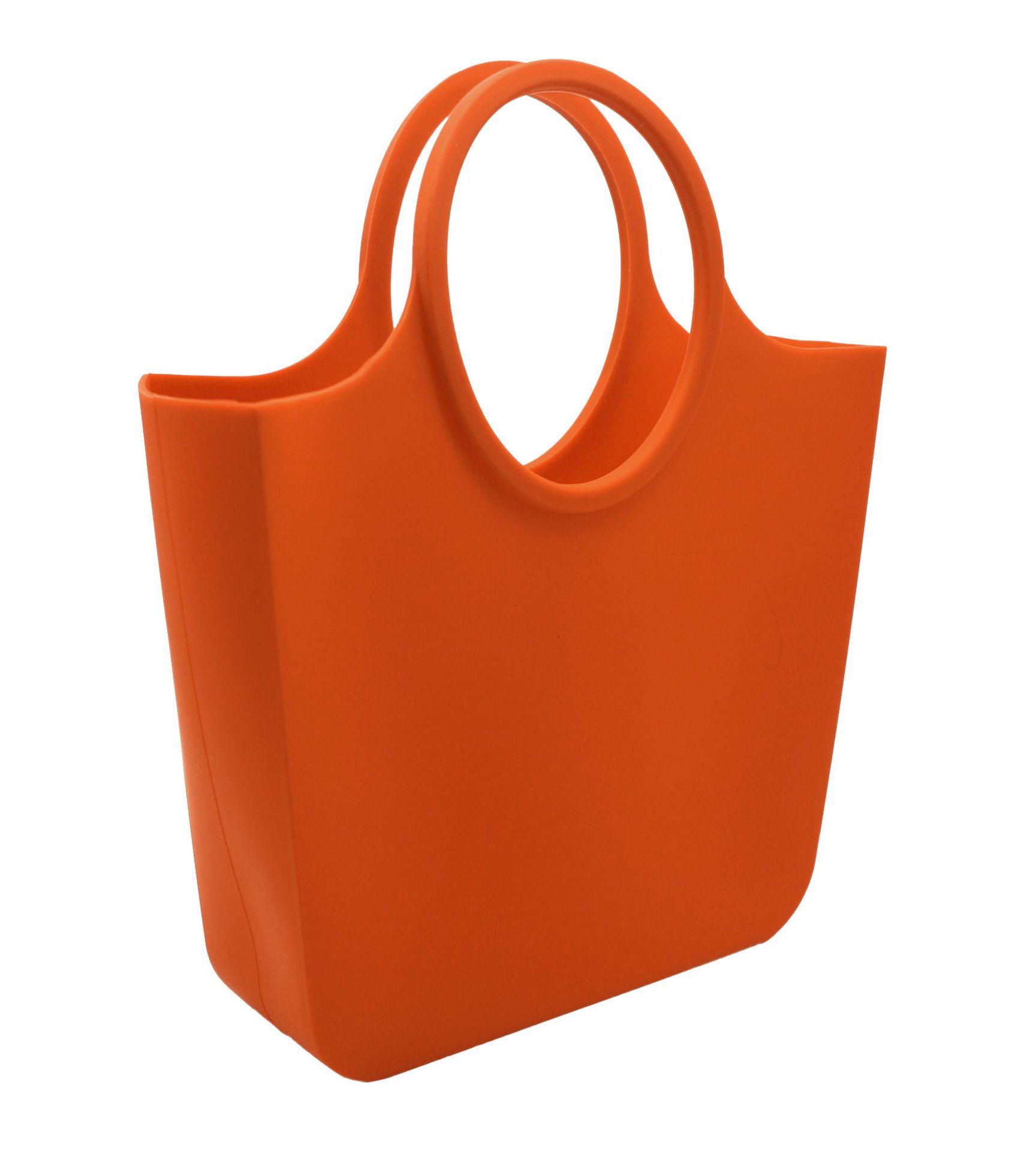 Custom Silicone Beach Grocery Tote Bag with Round Handles 4