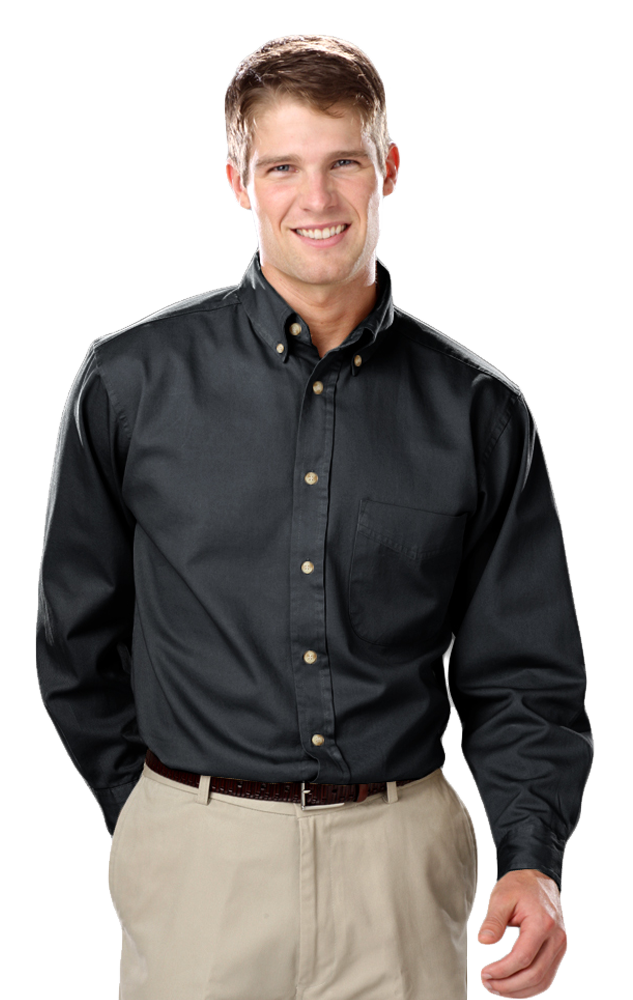 Men's L/S 100% cotton twill Shirt 61