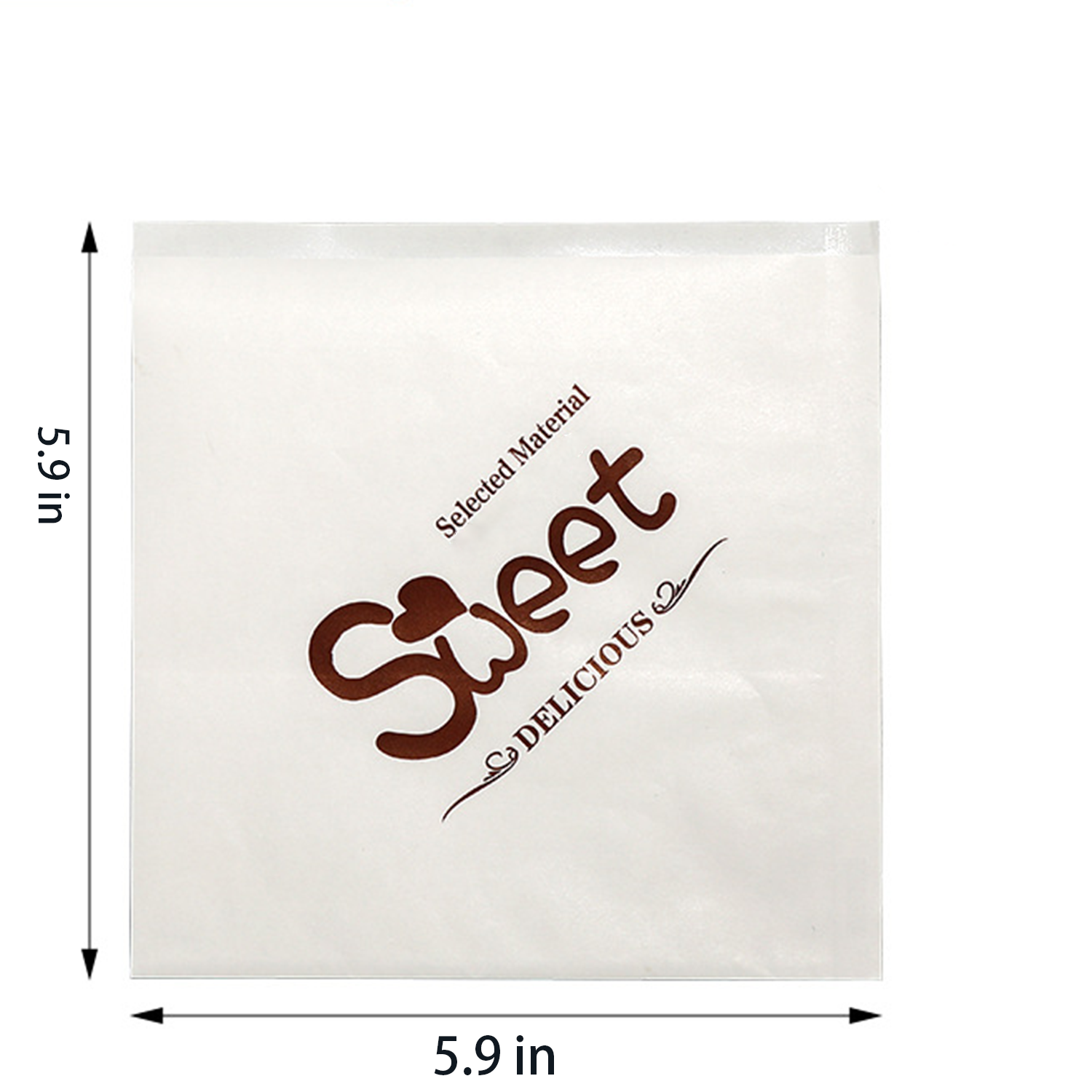 Disposable Oil-Resistant Triangle Paper Bag 2