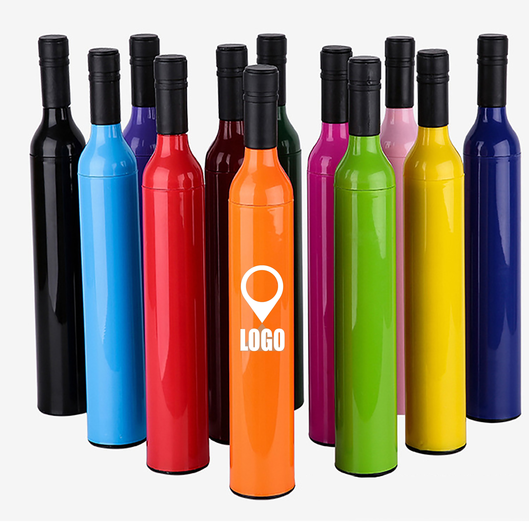 Arc 42" Folding Umbrella Wine Bottle Shaped Gift 1