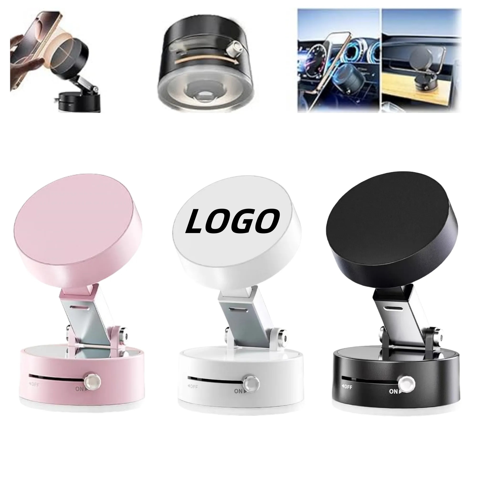 Foldable Vacuum Magnetic Phone Holder 4